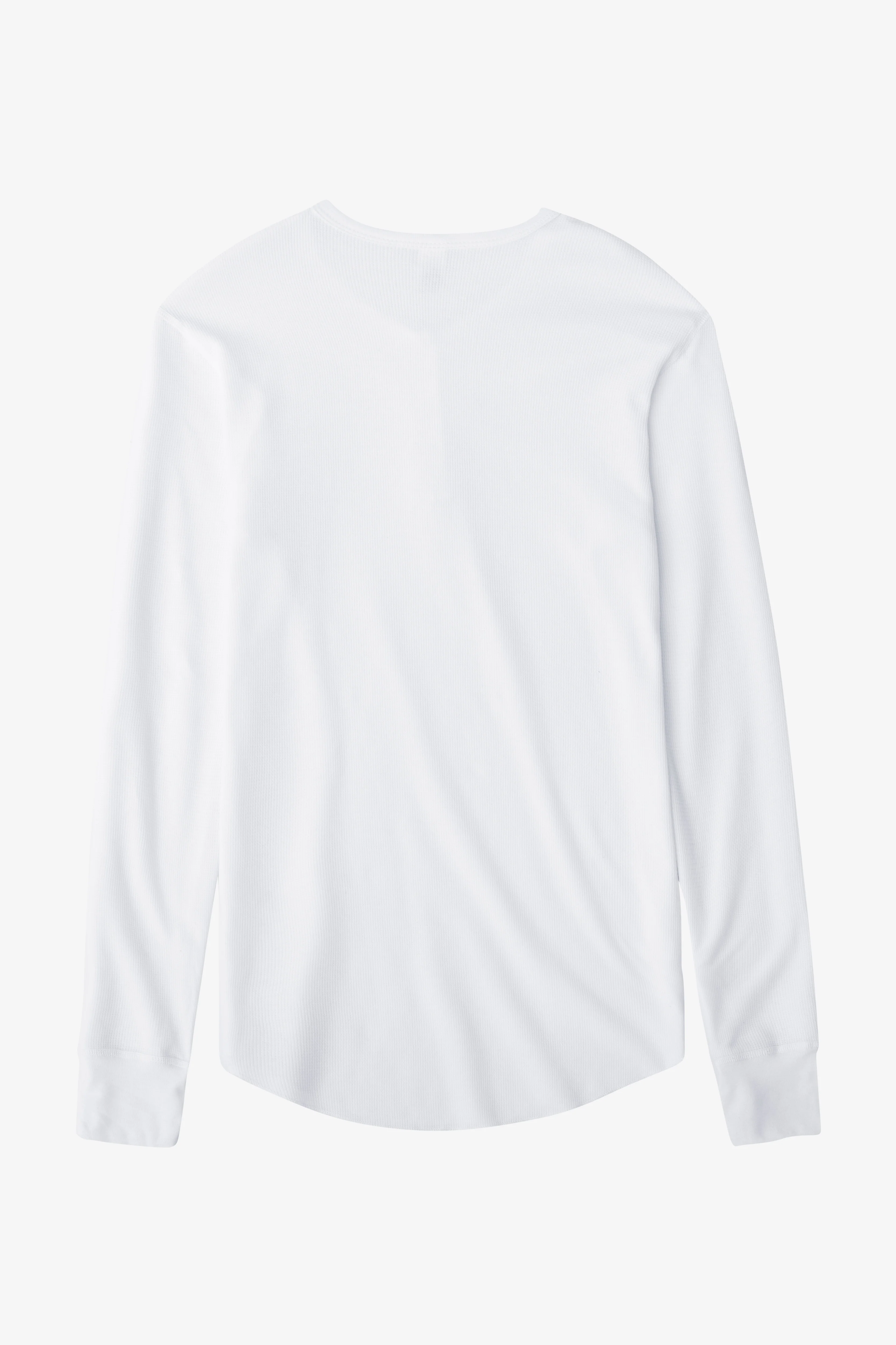 T457 - Poly-Cotton Thermal Long Sleeve Henley - Image 16