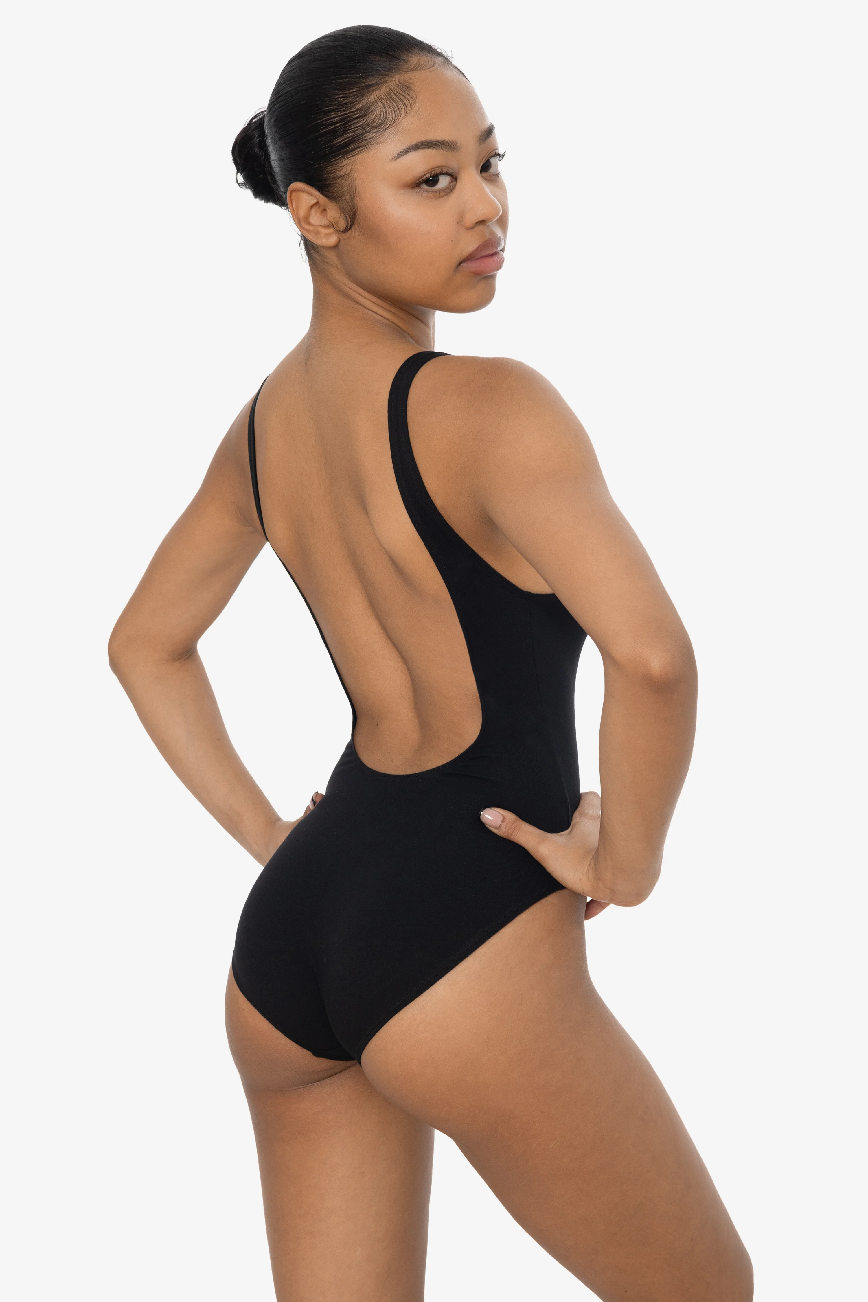 B111CF - Tank Scoop Back Bodysuit - Image 5