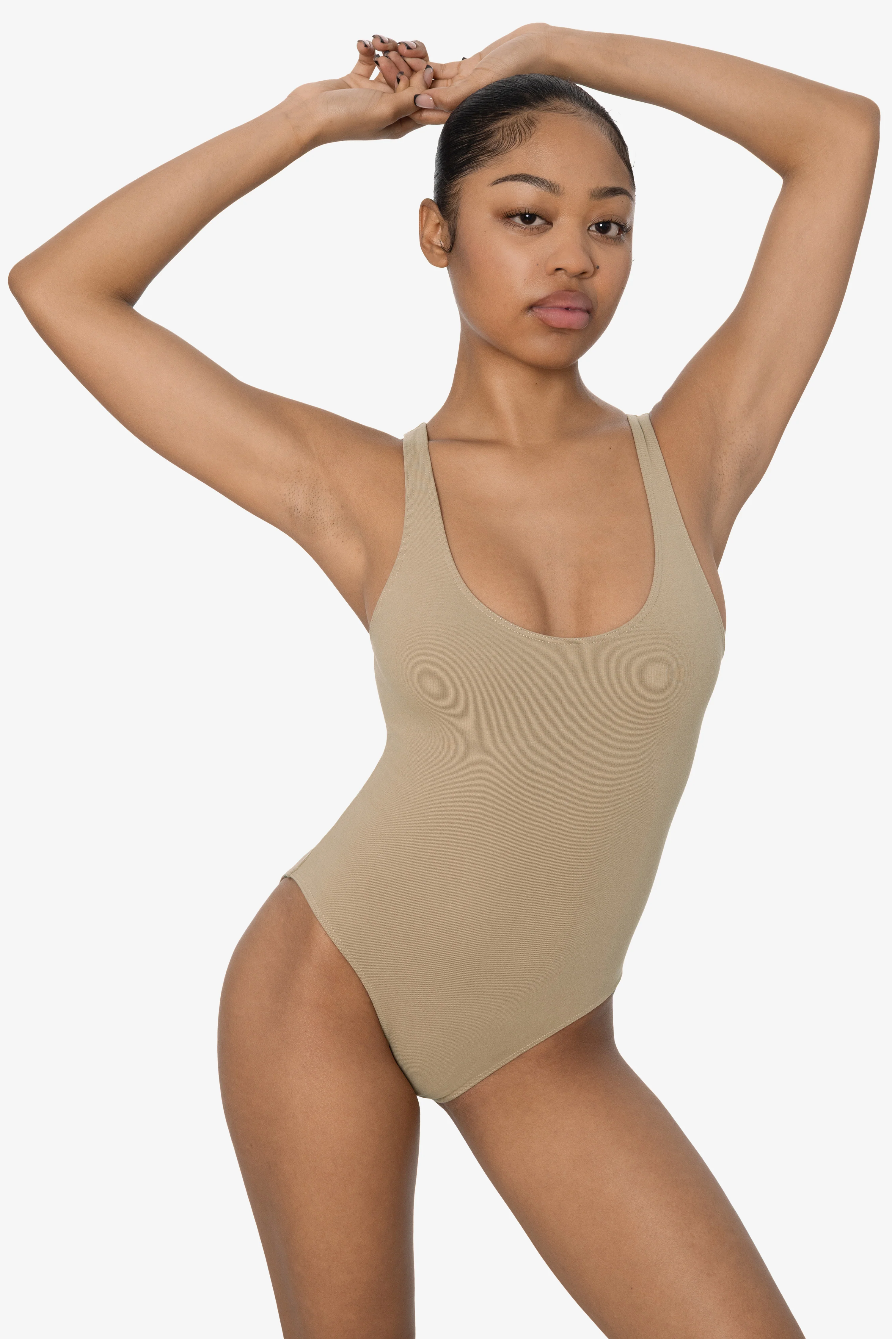 B111CF - Tank Scoop Back Bodysuit - Image 7