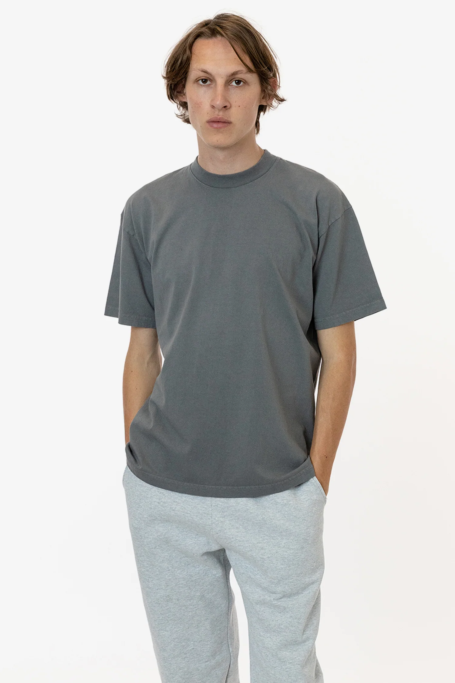The 1801 - 6.5oz Garment Dye Crew Neck T-Shirt - Image 17