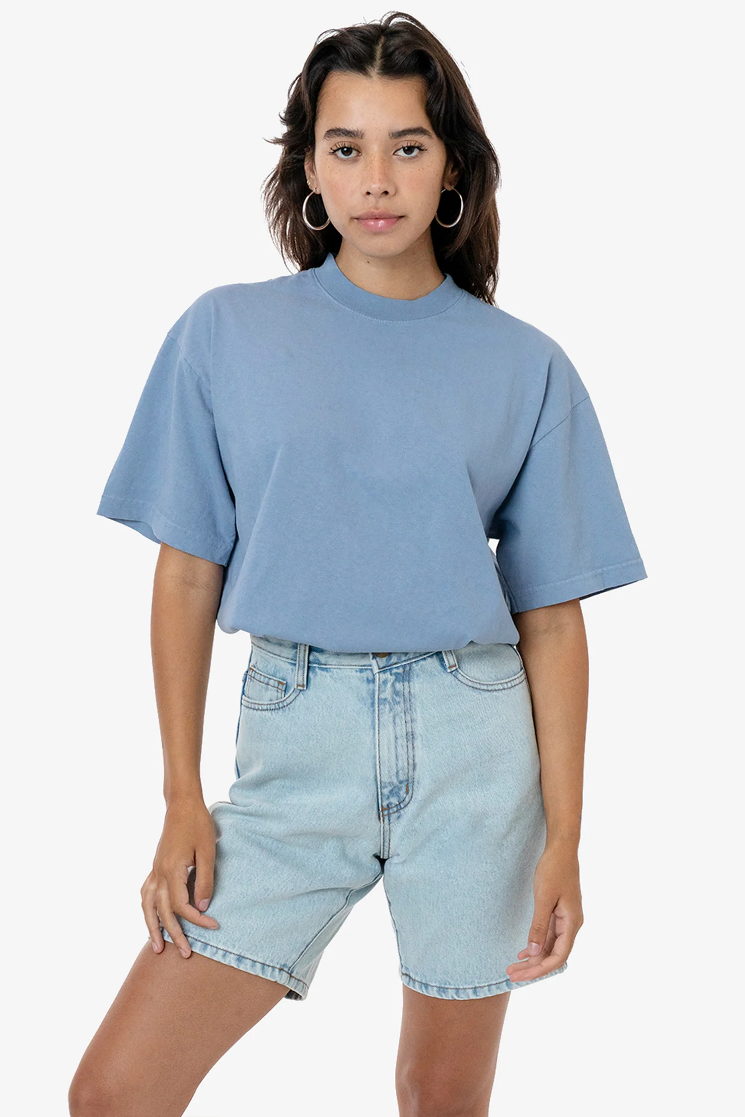 The 1801 - 6.5oz Garment Dye Crew Neck T-Shirt - Image 3