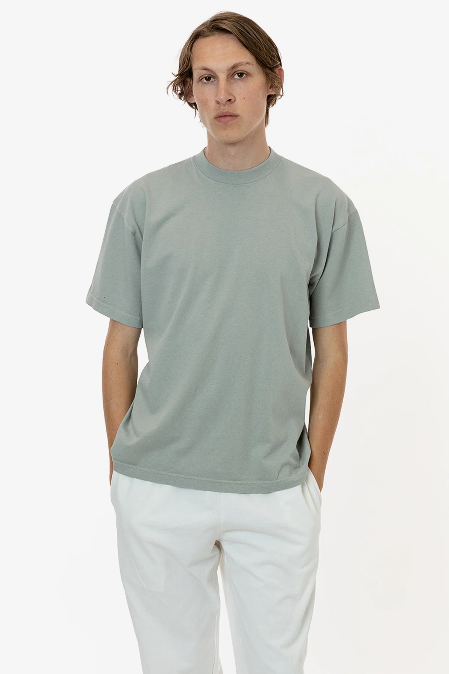 The 1801 - 6.5oz Garment Dye Crew Neck T-Shirt - Image 45