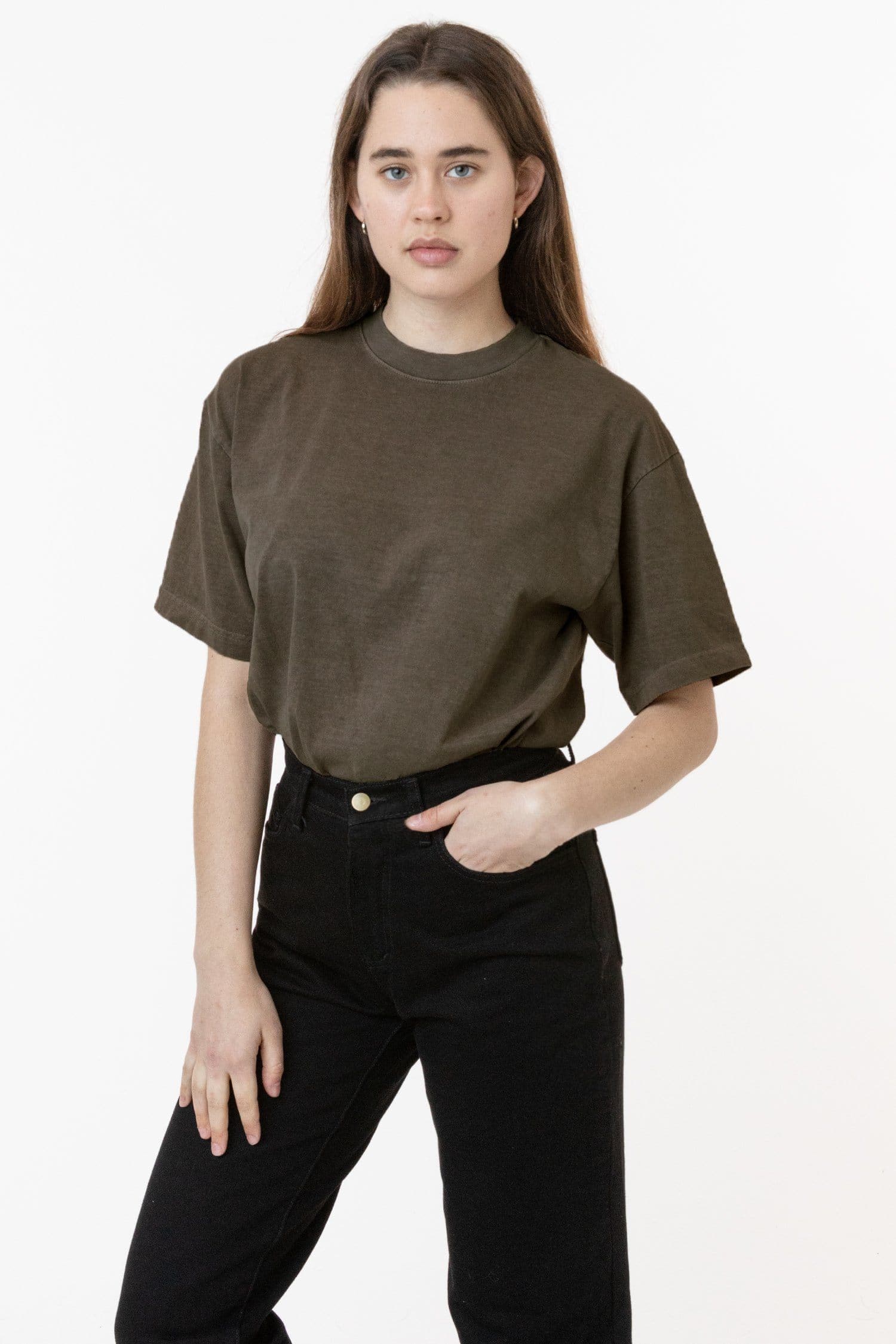 The 1801 - 6.5oz Garment Dye Crew Neck T-Shirt - Image 73