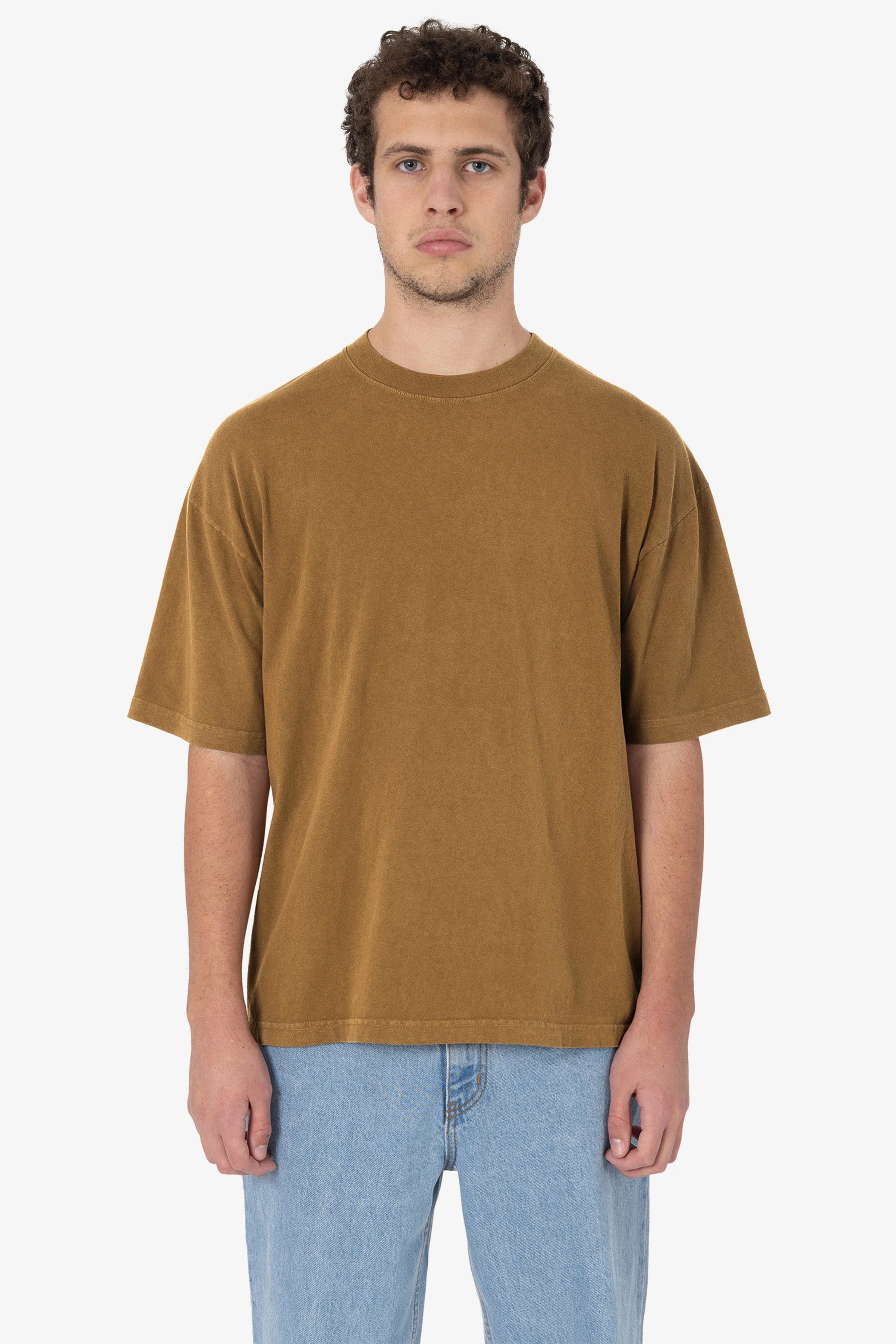 The 1801 - 6.5oz Garment Dye Crew Neck T-Shirt - Image 8