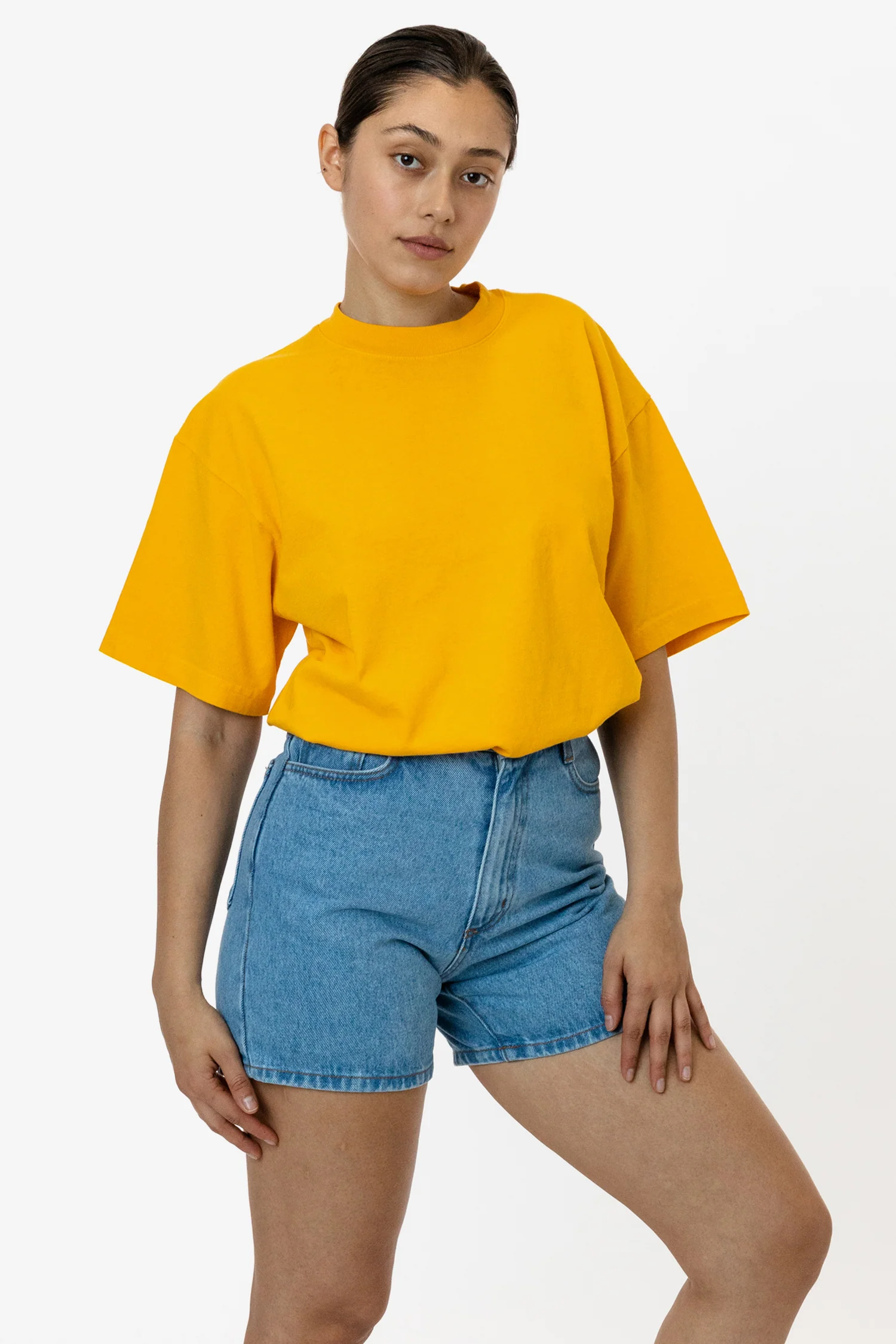 The 1801 - 6.5oz Garment Dye Crew Neck T-Shirt - Image 9