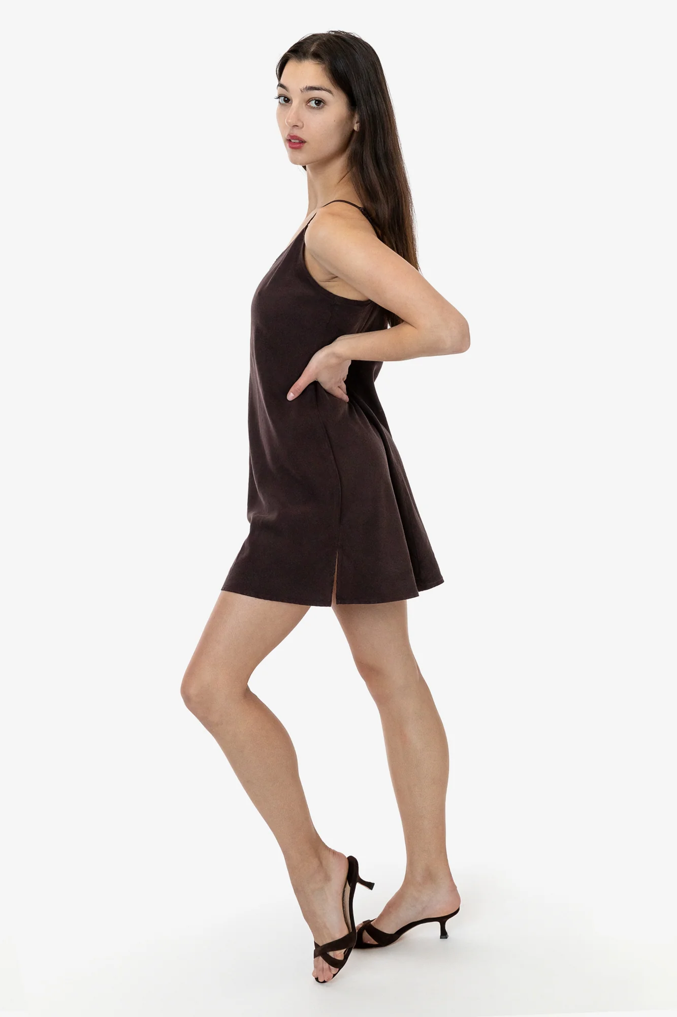 TN100GD - Tencel Mini Slip Dress - Image 47