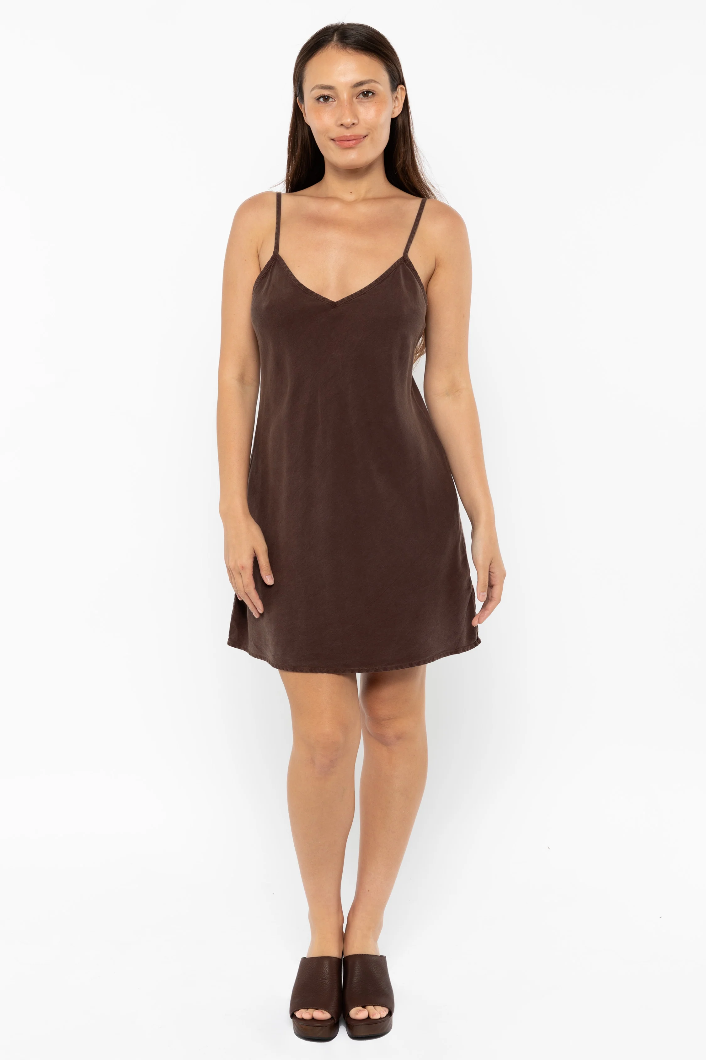 TN100GD - Tencel Mini Slip Dress - Image 5