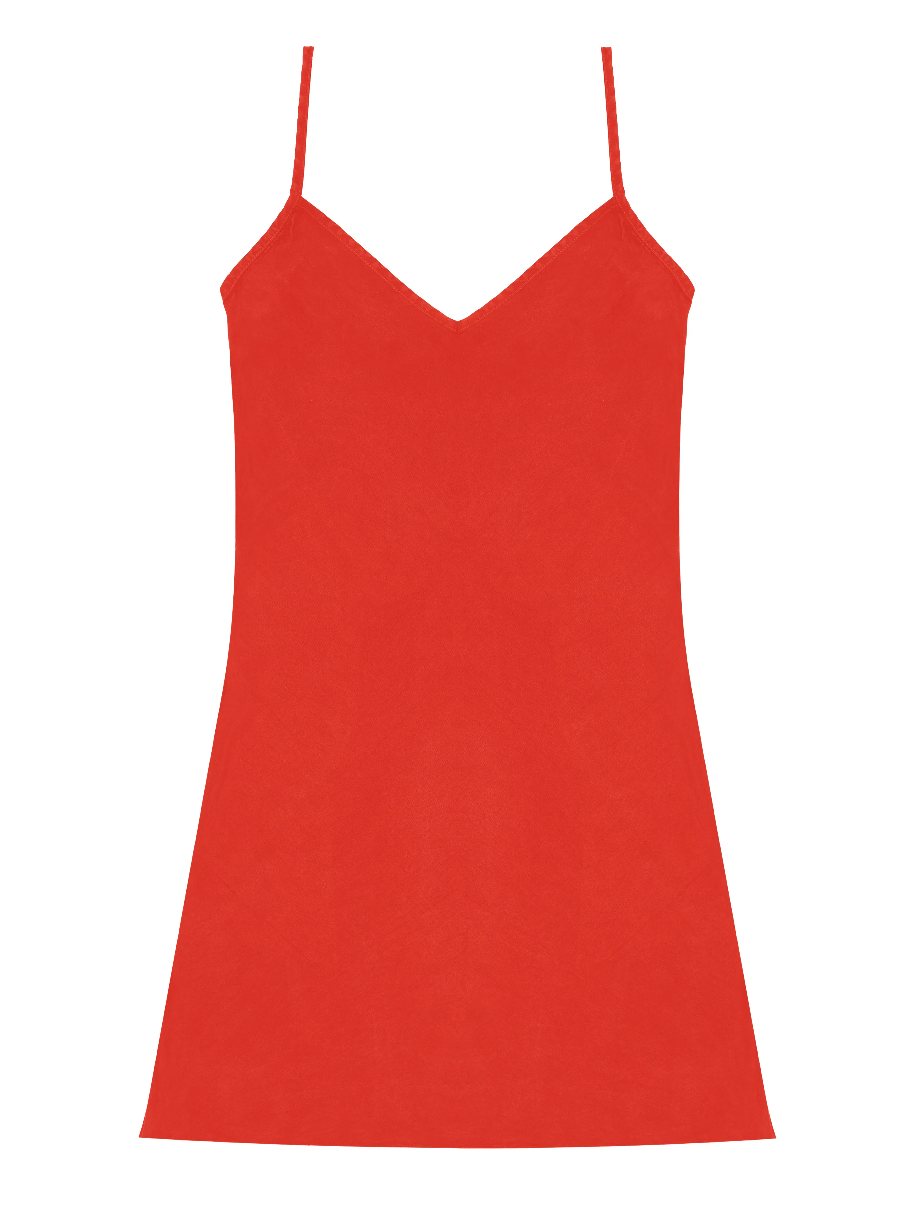 TN100GD - Tencel Mini Slip Dress - Image 54