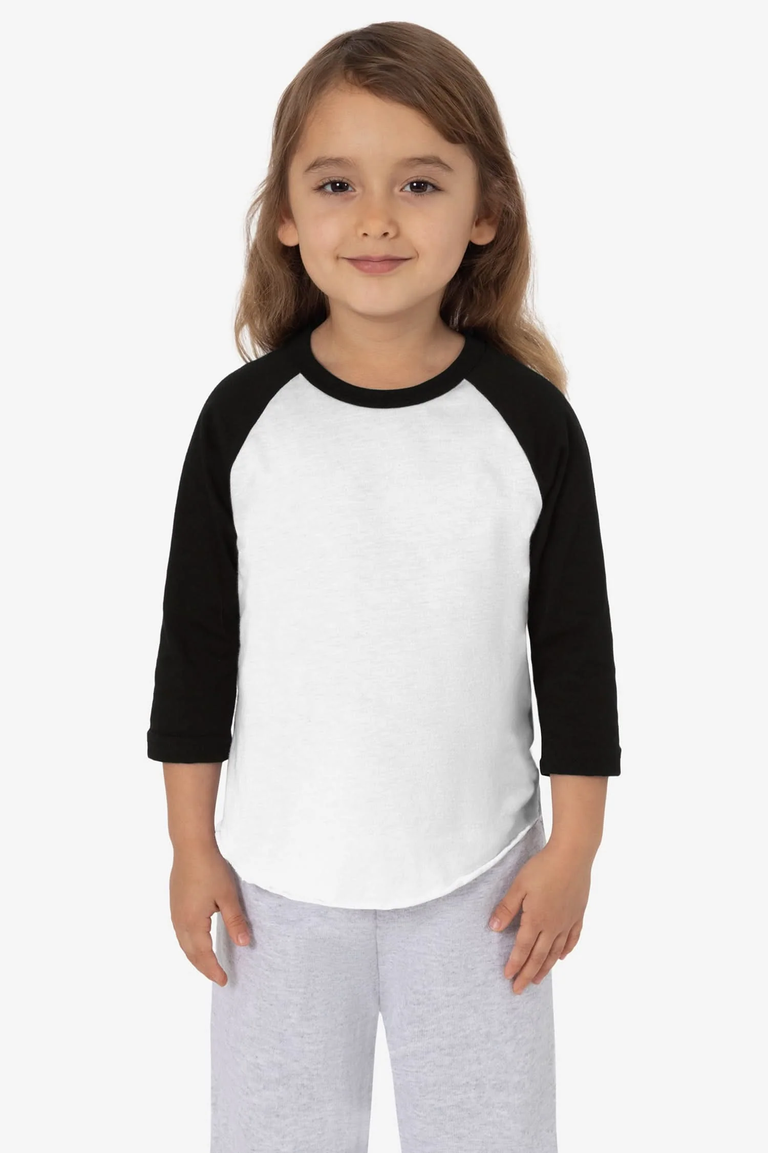 FF1053 - Toddler 3/4 Sleeve Poly Cotton Raglan - Image 11