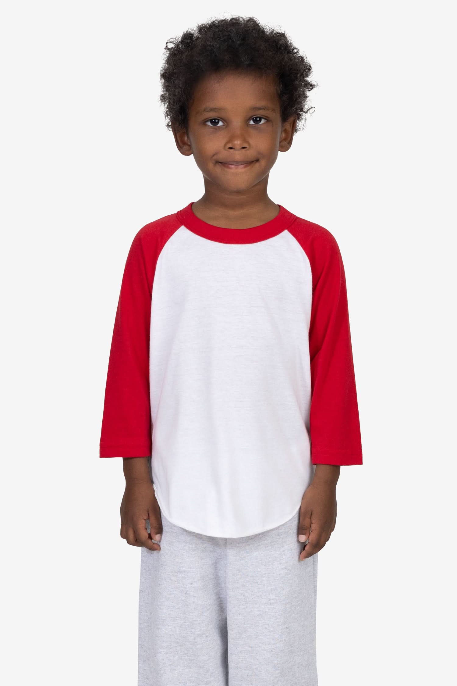 FF1053 - Toddler 3/4 Sleeve Poly Cotton Raglan - Image 2