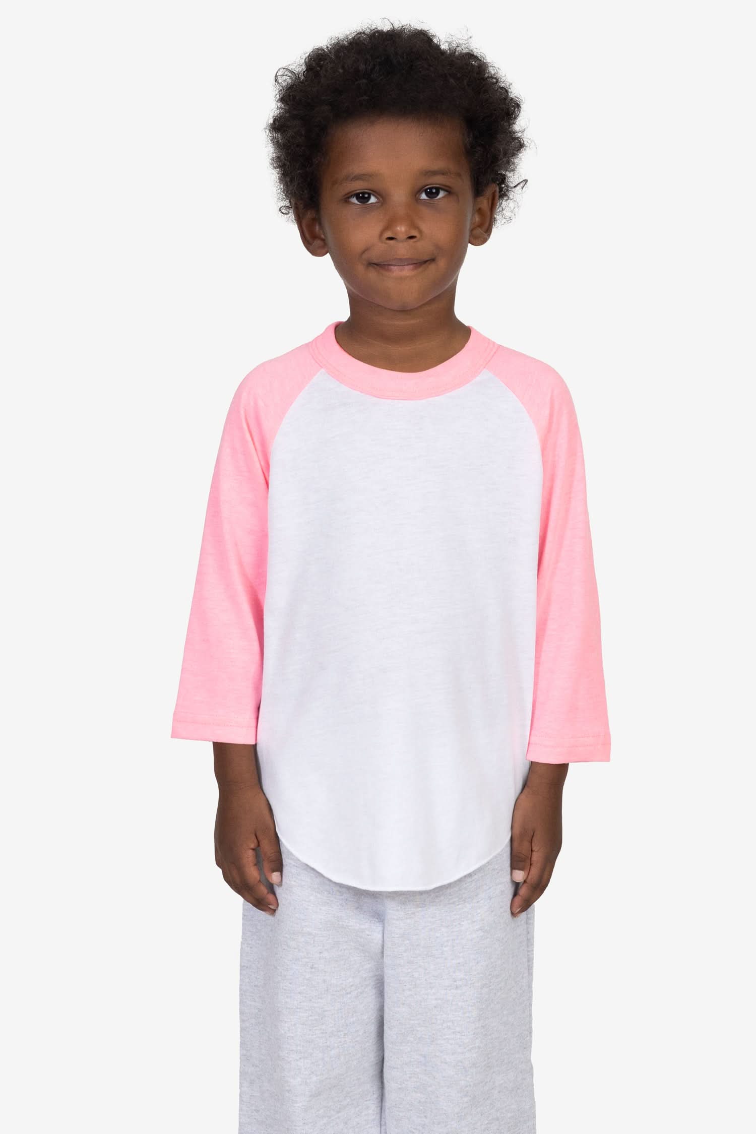 FF1053 - Toddler 3/4 Sleeve Poly Cotton Raglan - Image 4