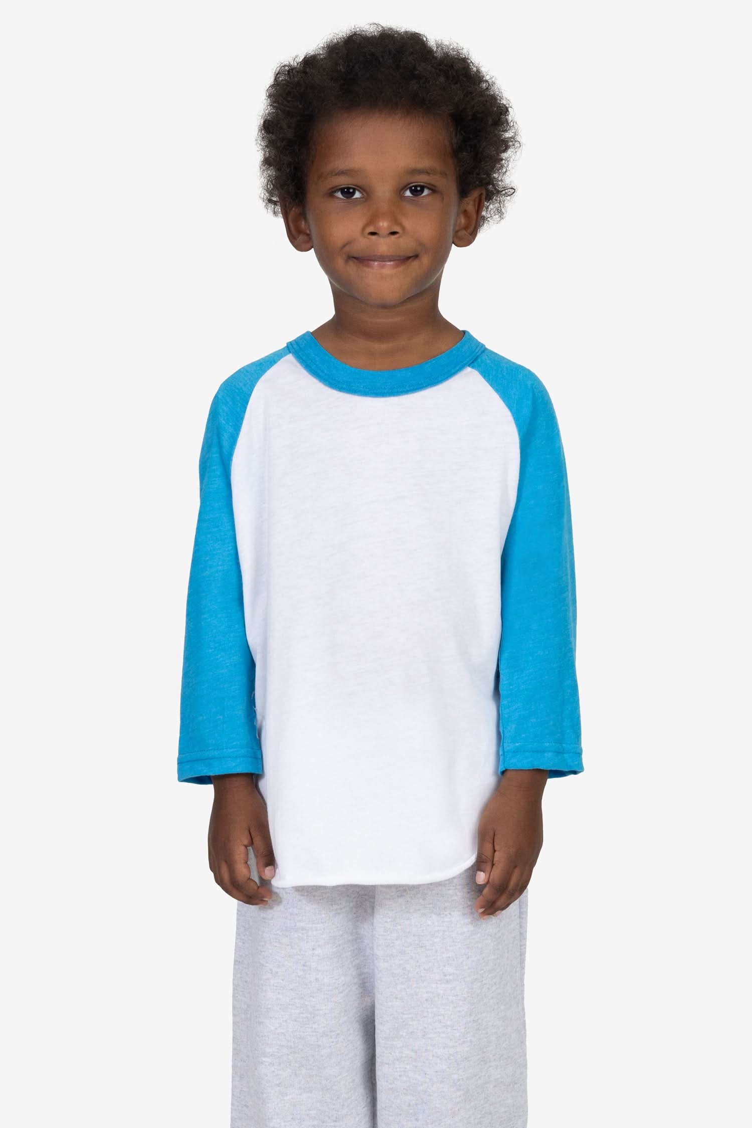 FF1053 - Toddler 3/4 Sleeve Poly Cotton Raglan - Image 6