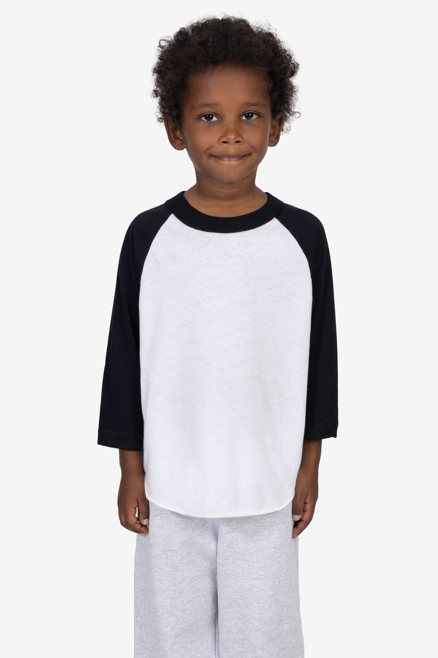 FF1053 - Toddler 3/4 Sleeve Poly Cotton Raglan - Image 7