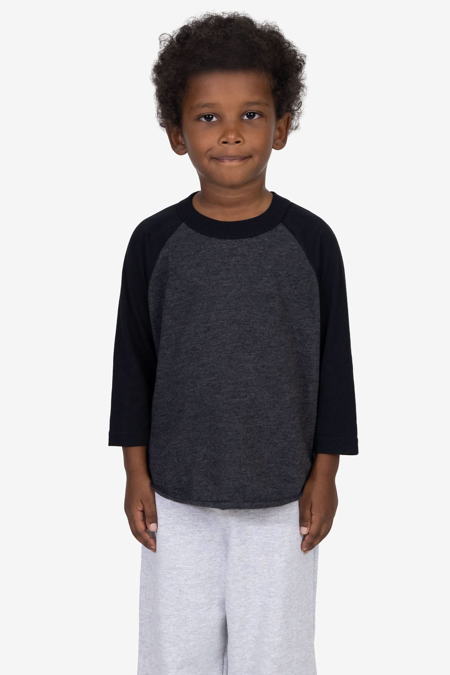 FF1053 - Toddler 3/4 Sleeve Poly Cotton Raglan - Image 8