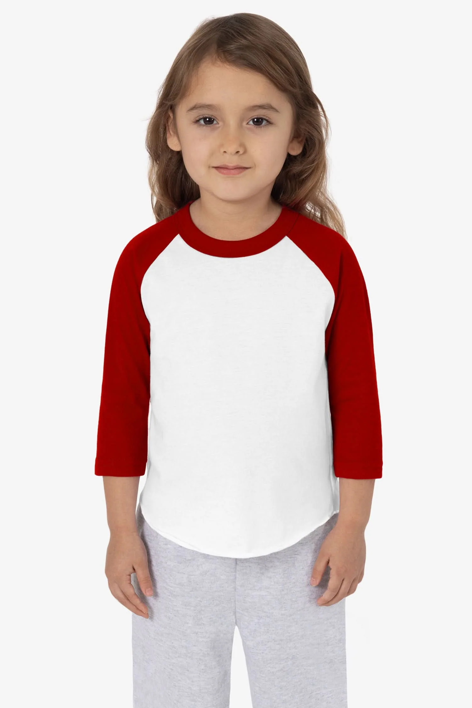 FF1053 - Toddler 3/4 Sleeve Poly Cotton Raglan - Image 9