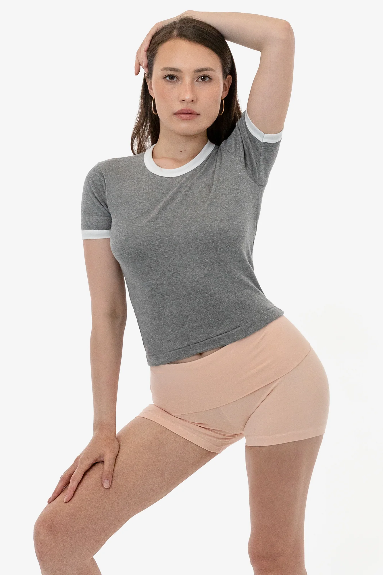 BR310 - Tri-Blend Rib Women's Ringer Tee - Image 3