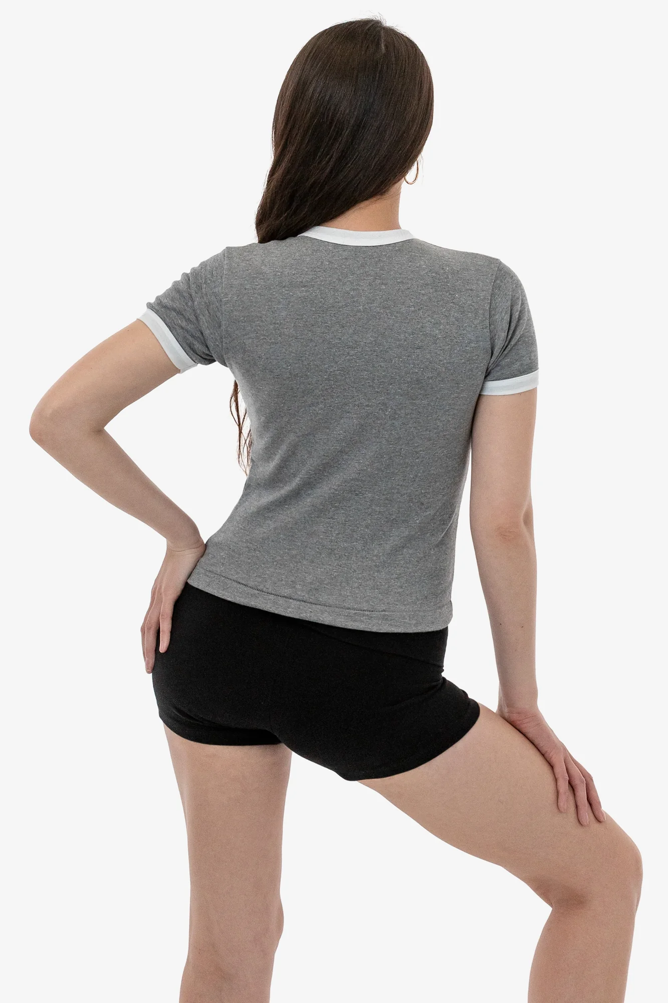 BR310 - Tri-Blend Rib Women's Ringer Tee - Image 4