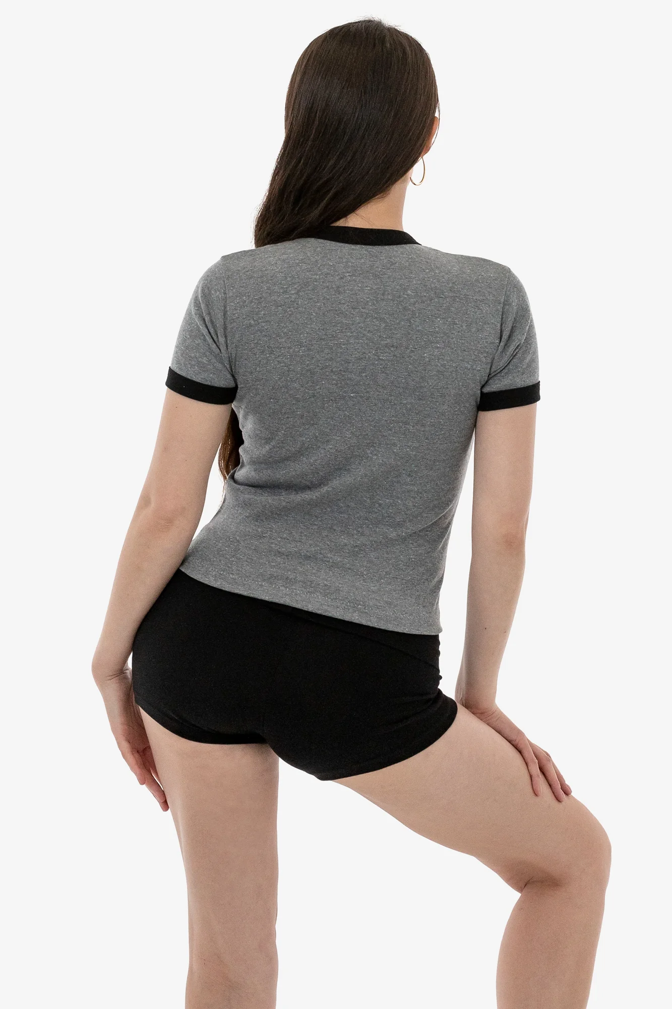 BR310 - Tri-Blend Rib Women's Ringer Tee - Image 5