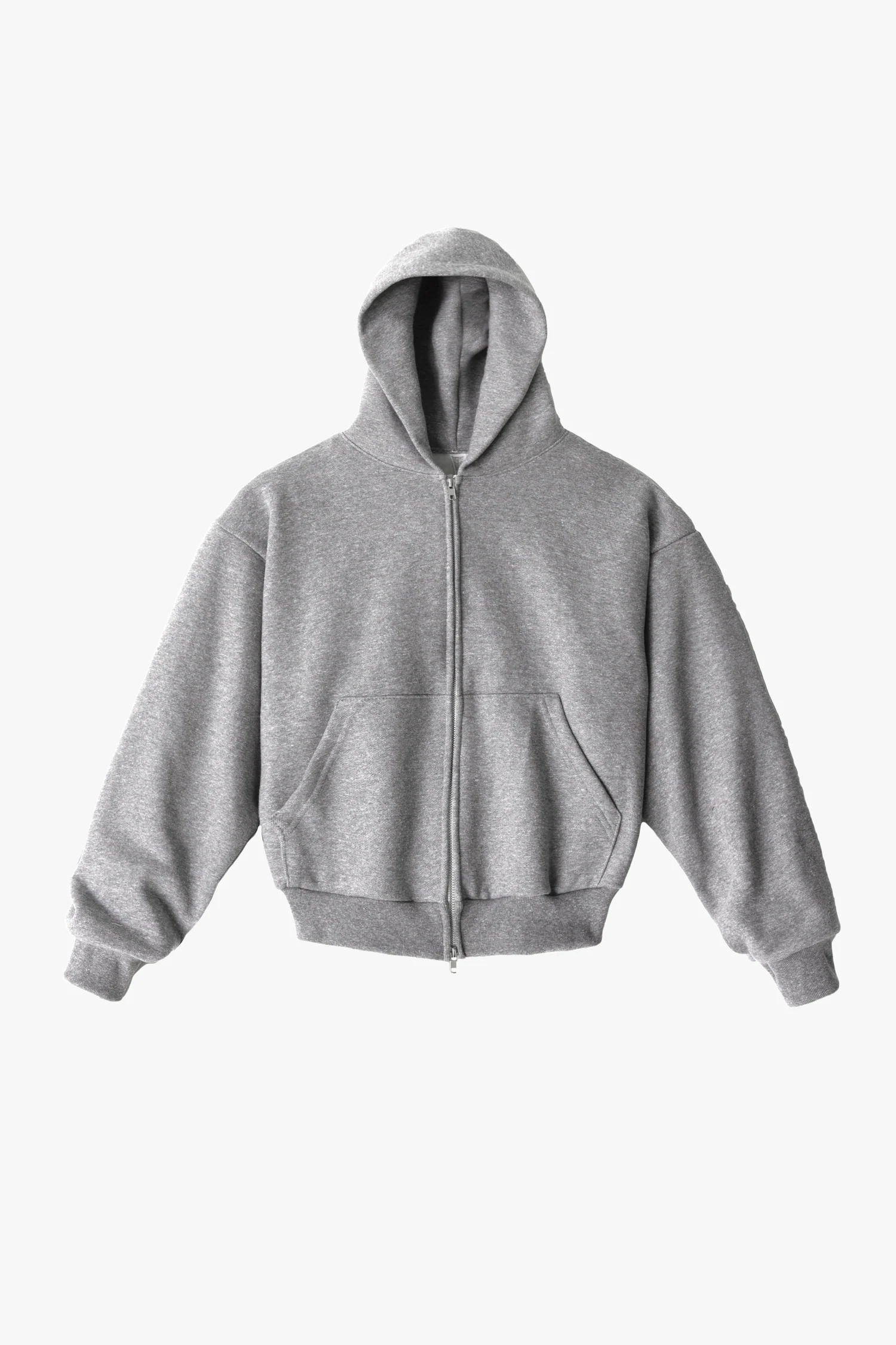 TRF10 - 12 oz. Tri-Blend Gabardine Fleece Waist Length Pull Zip Hoodie - Image 12