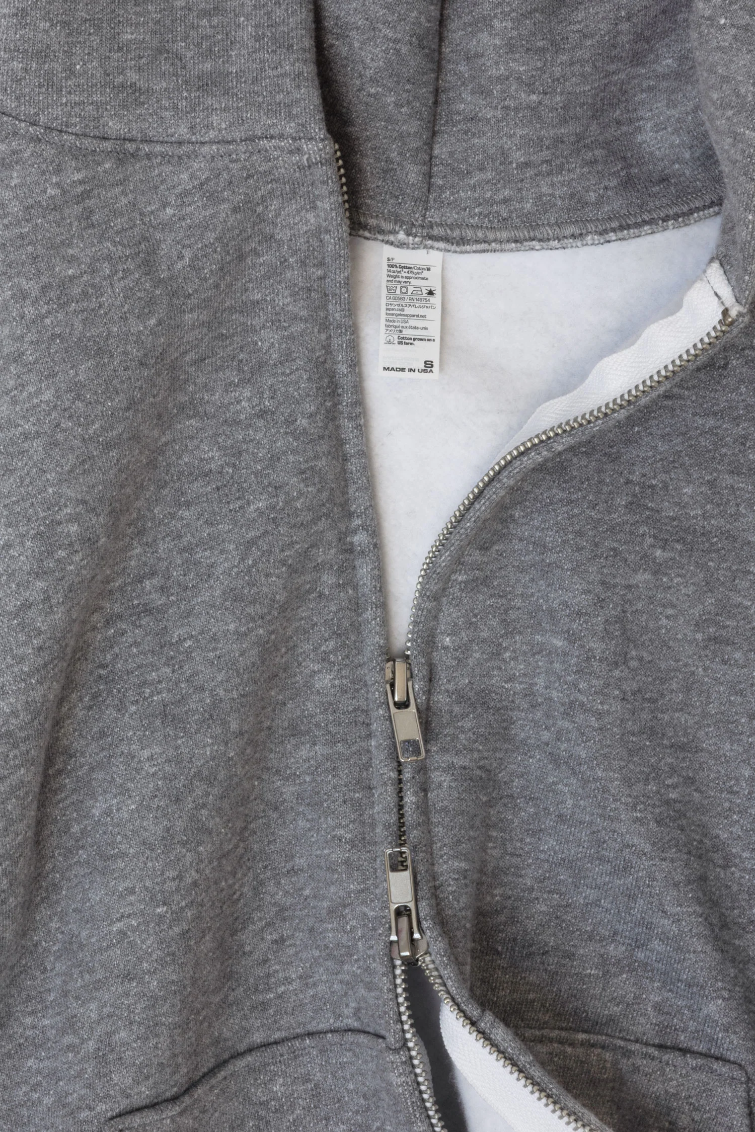 TRF10 - 12 oz. Tri-Blend Gabardine Fleece Waist Length Pull Zip Hoodie - Image 16