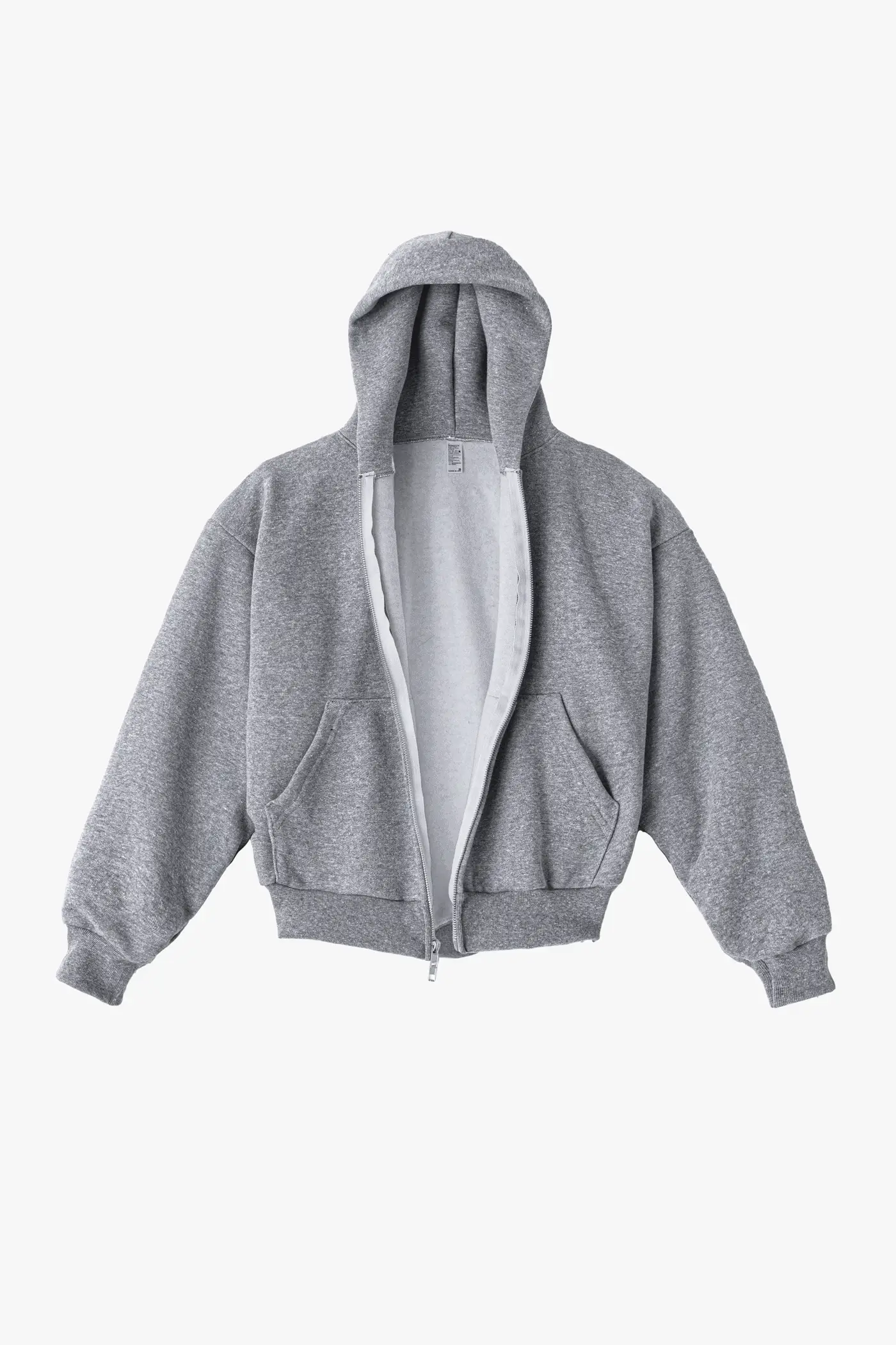 TRF10 - 12 oz. Tri-Blend Gabardine Fleece Waist Length Pull Zip Hoodie - Image 17