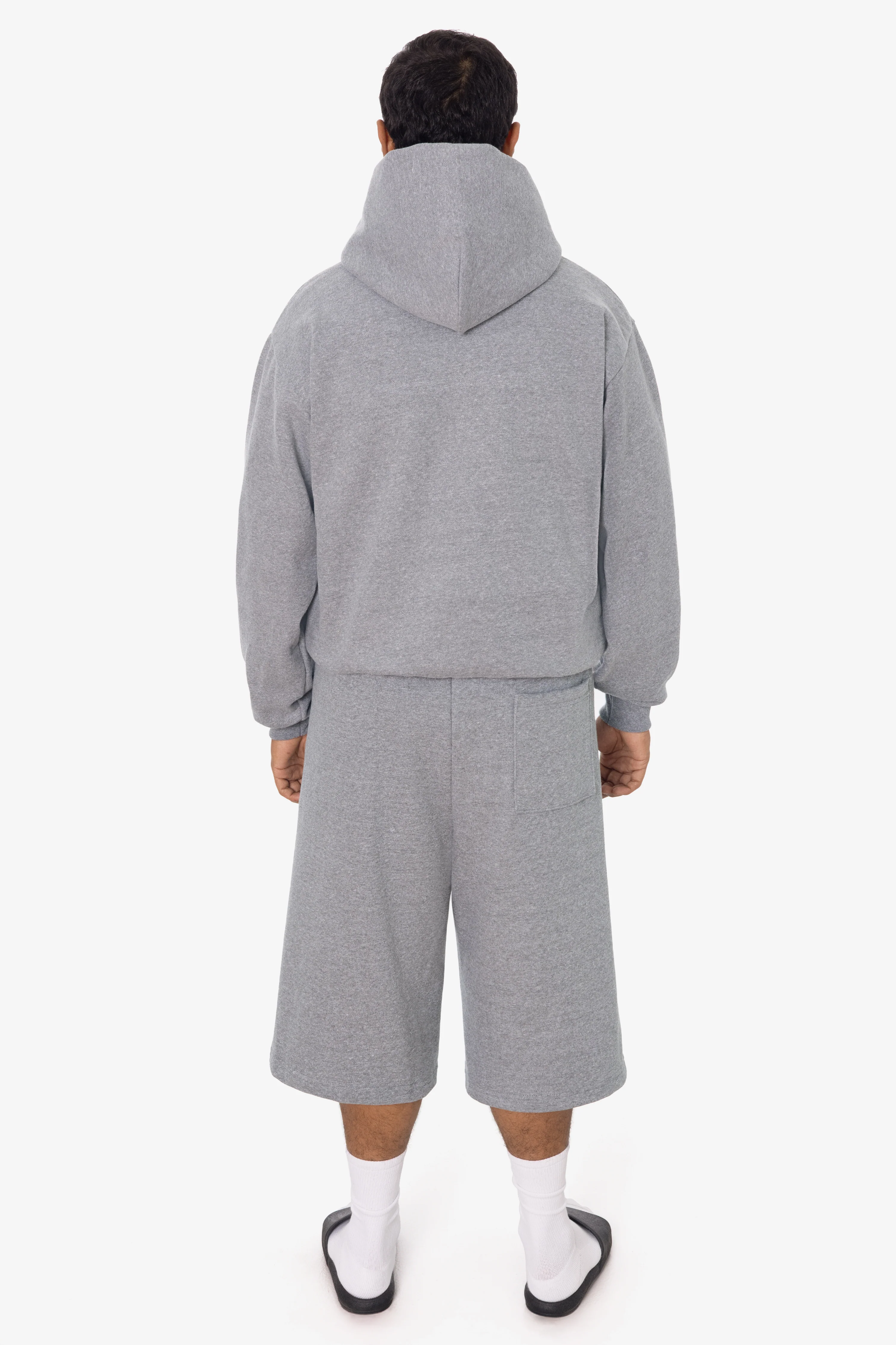 TRF42 - Triblend gabardine Fleece Extra Wide Mens shorts - Image 9