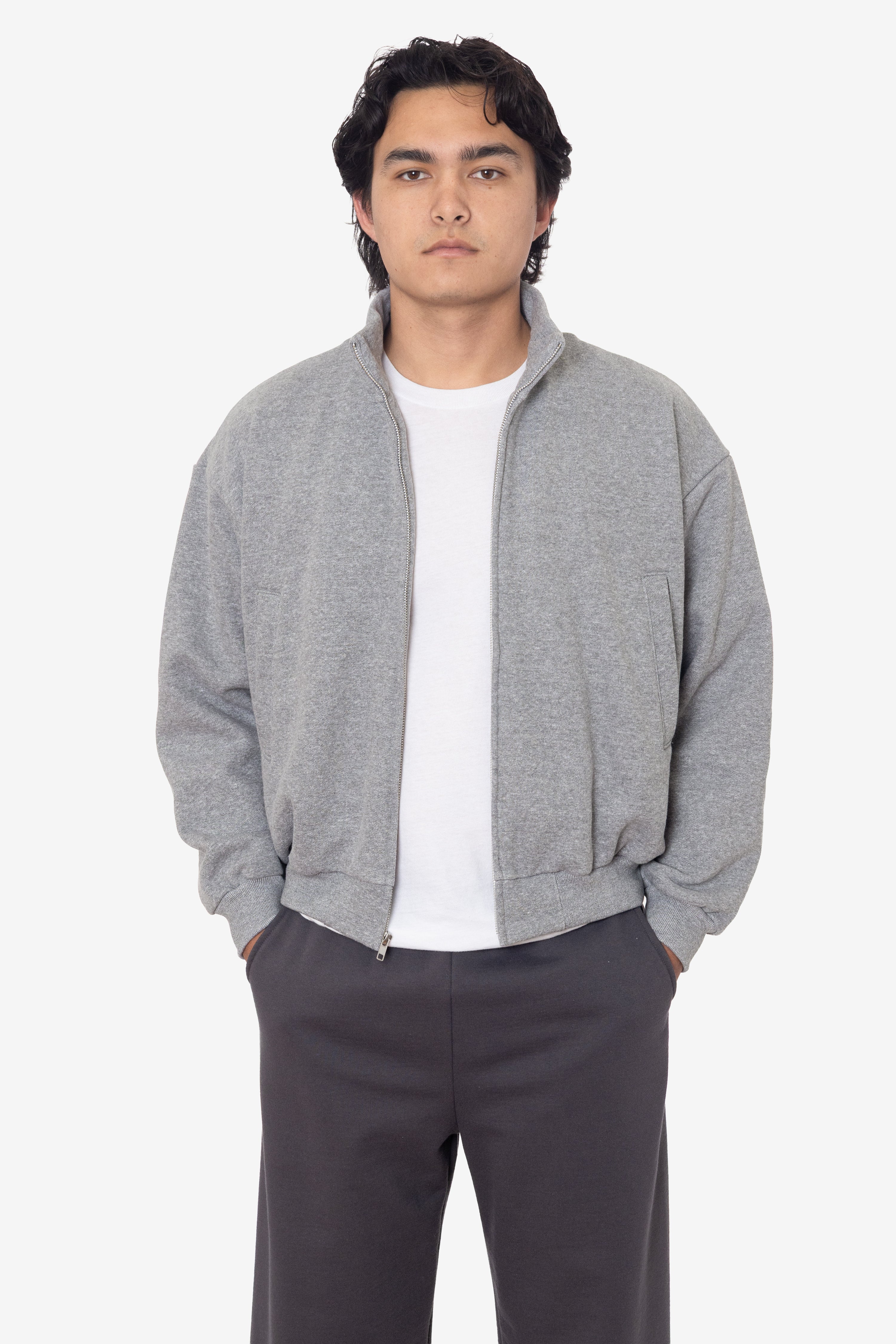 TRF455 - Track Fleece Zip-Up Jacket - Image 5