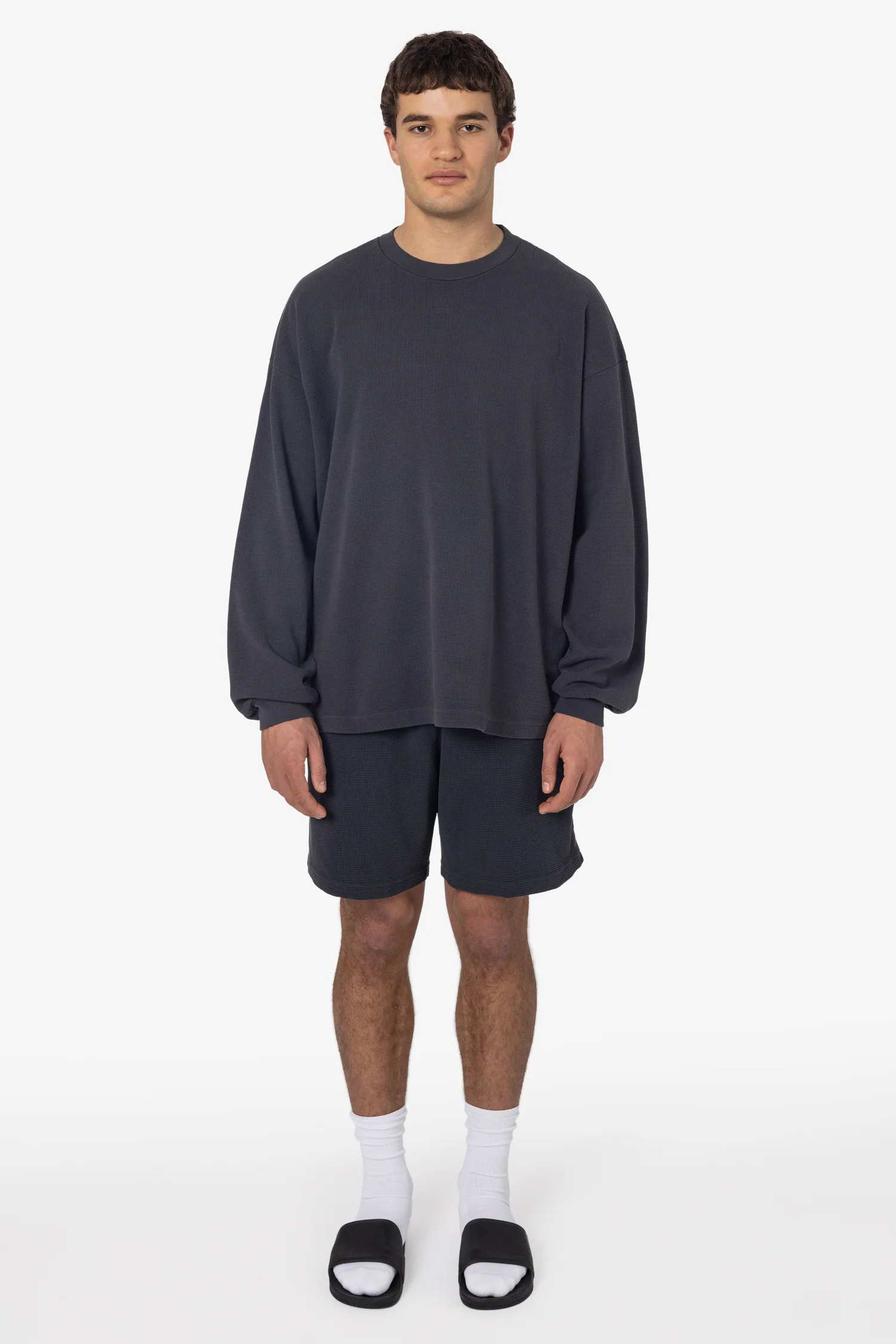 TX402GD - Heavy Thermal Garment Dye Shorts - Image 3