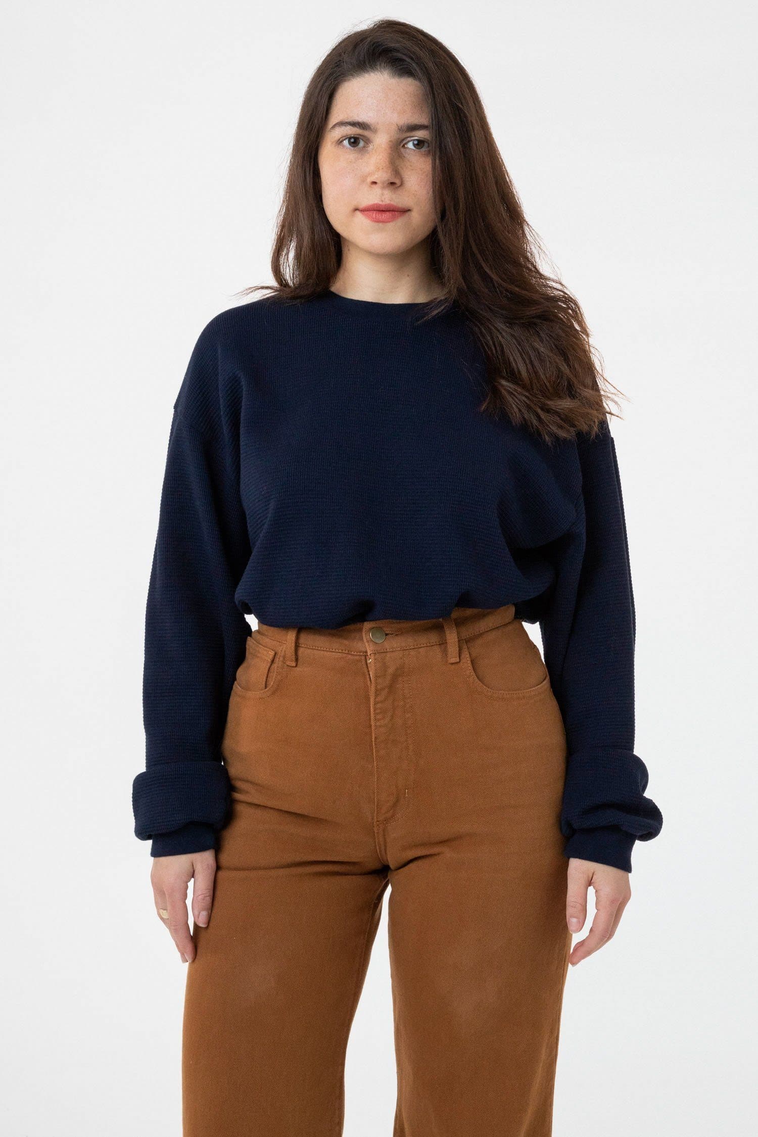 TX407GD Unisex - Long Sleeve Heavy Thermal Crew Neck - Image 7