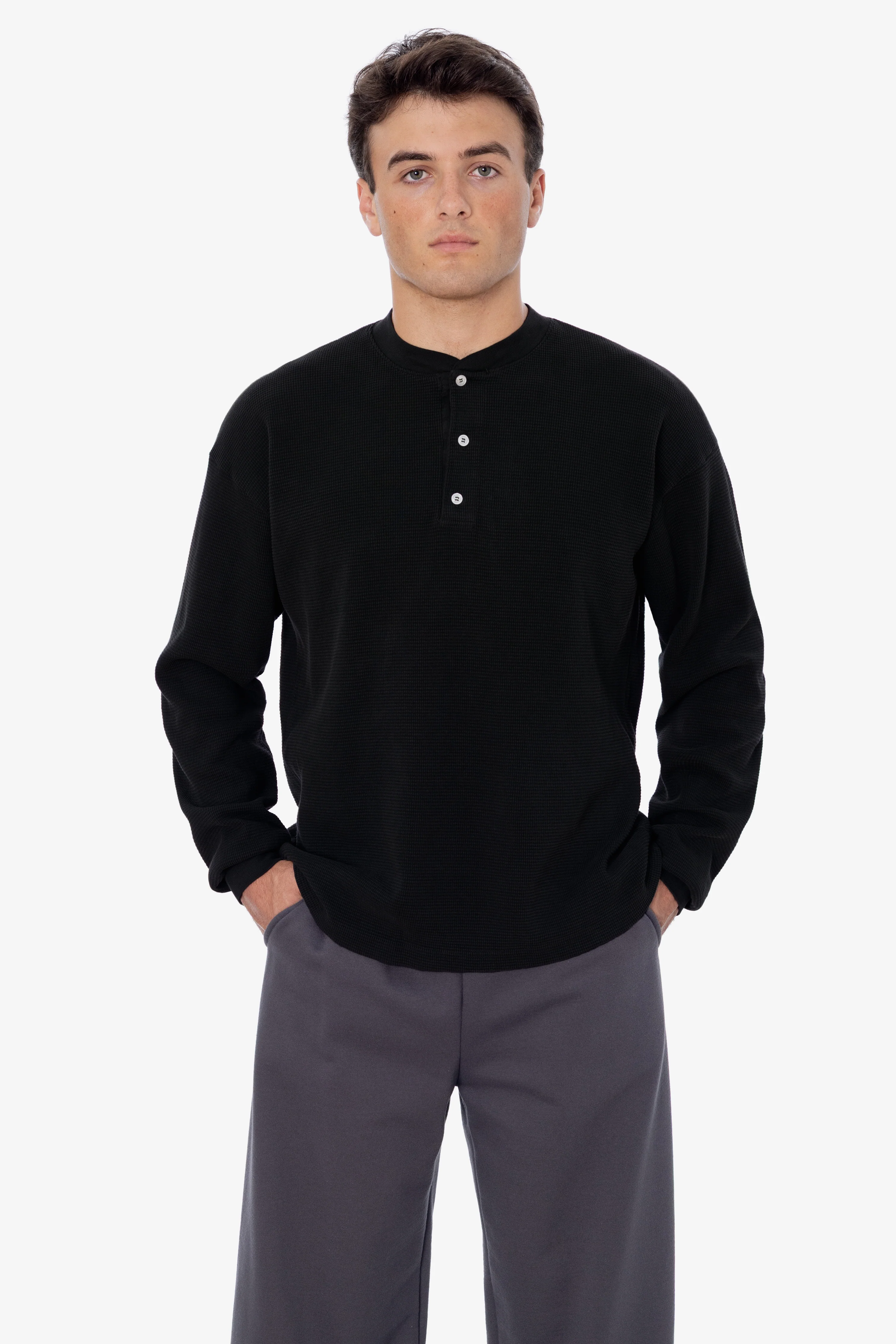 TX458GD - Long Sleeve Heavy Thermal Heritage Henley - Image 11