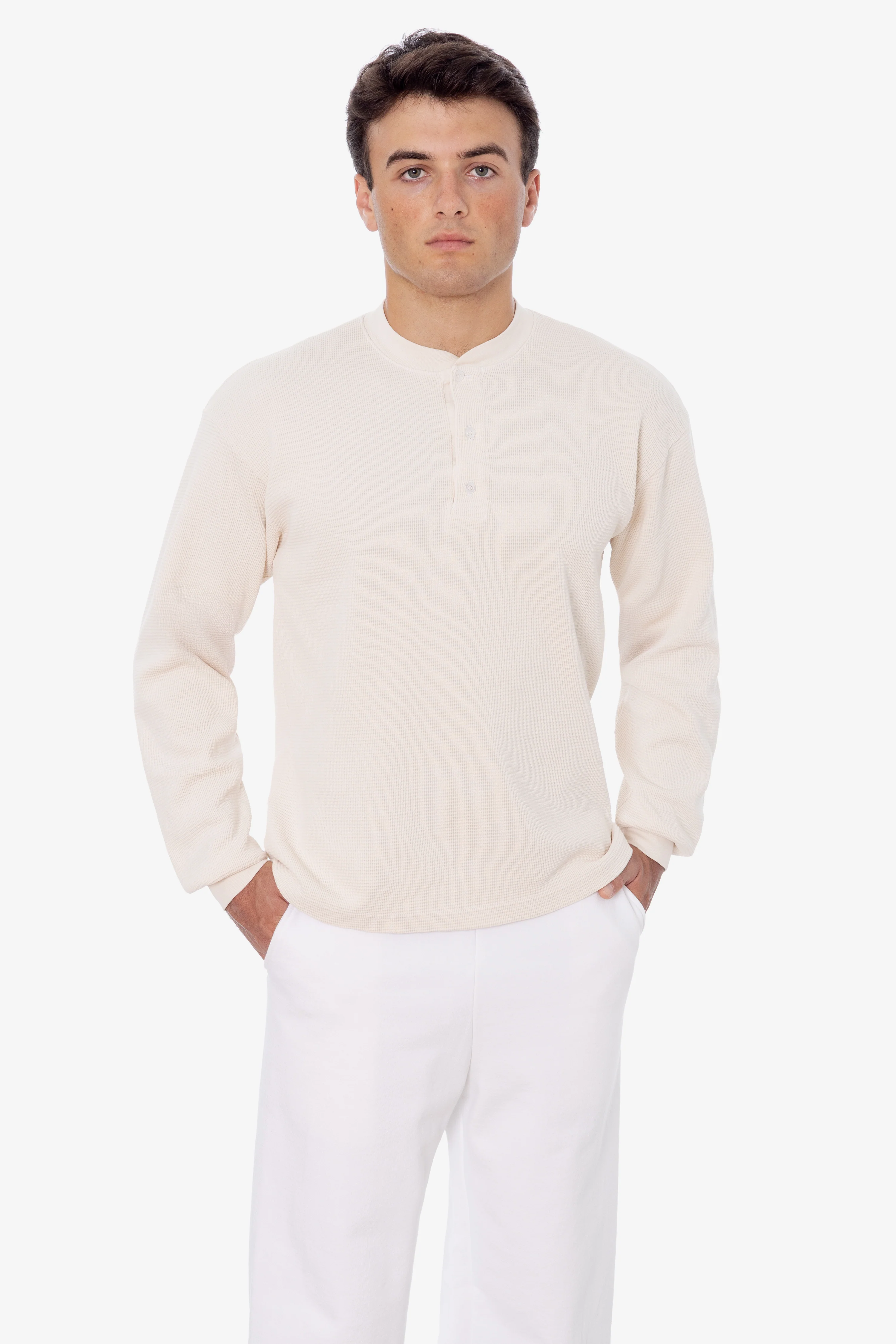 TX458GD - Long Sleeve Heavy Thermal Heritage Henley - Image 4