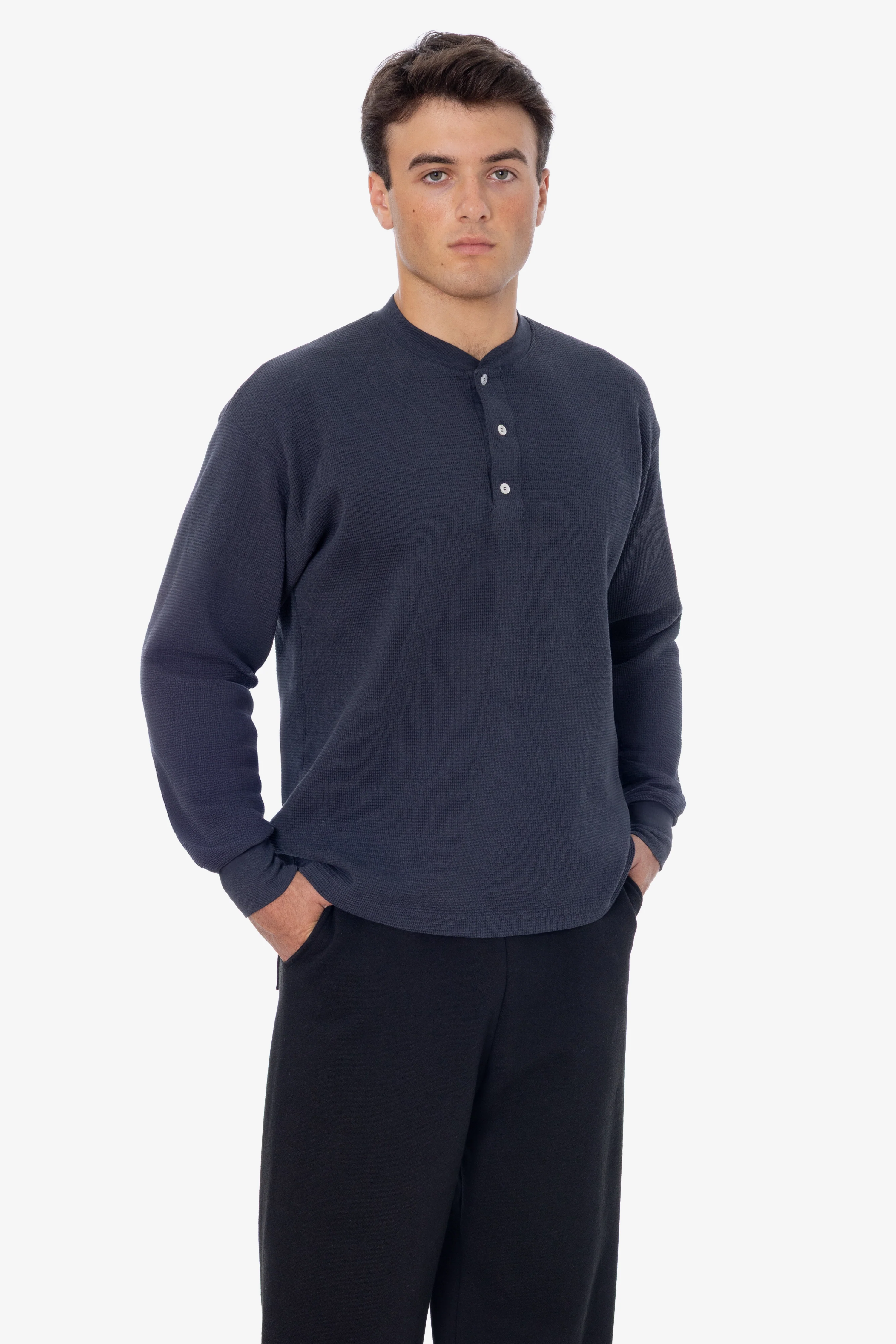 TX458GD - Long Sleeve Heavy Thermal Heritage Henley - Image 7