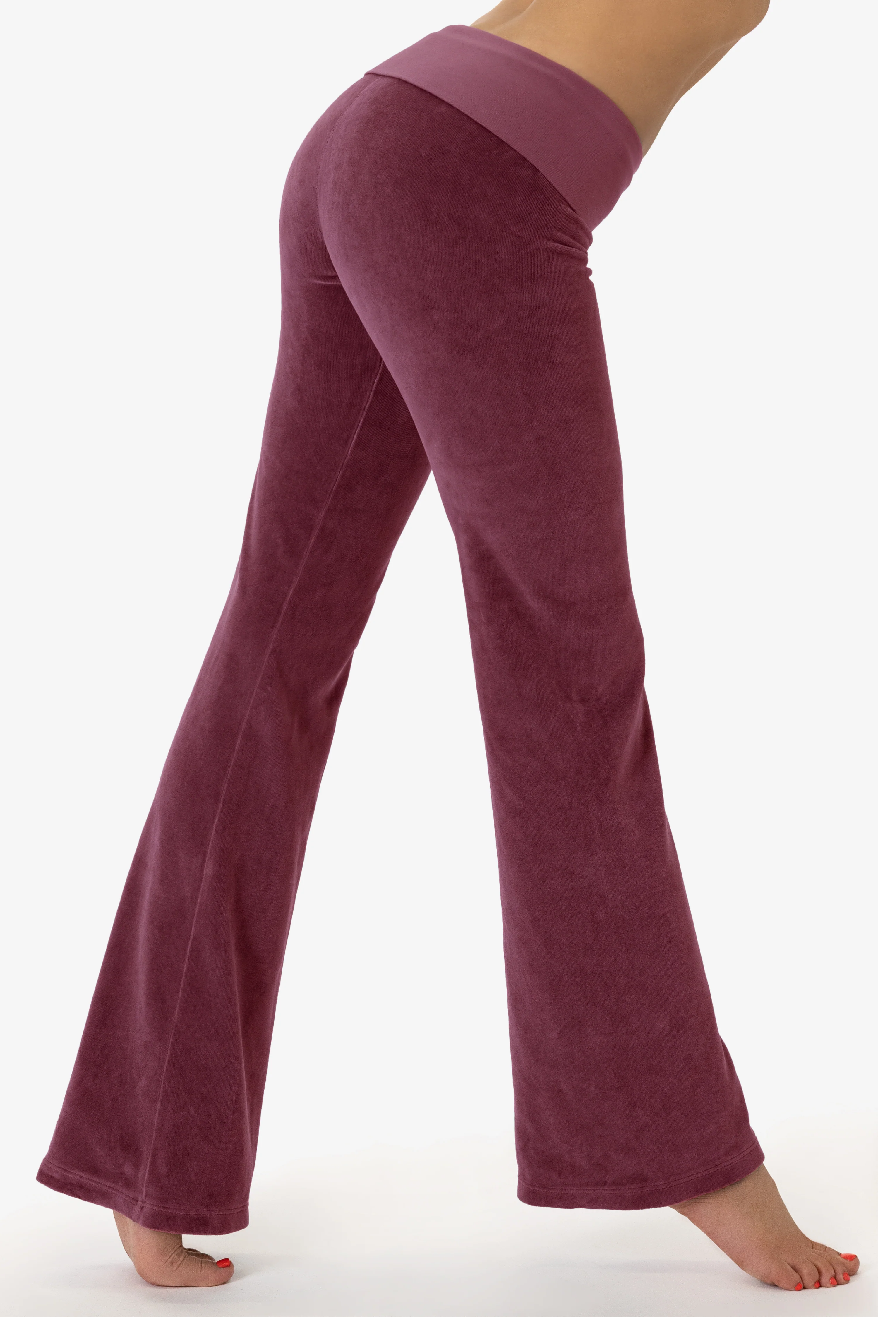 VLR300GD - Velour Garment Dye Yoga Legging - Image 11