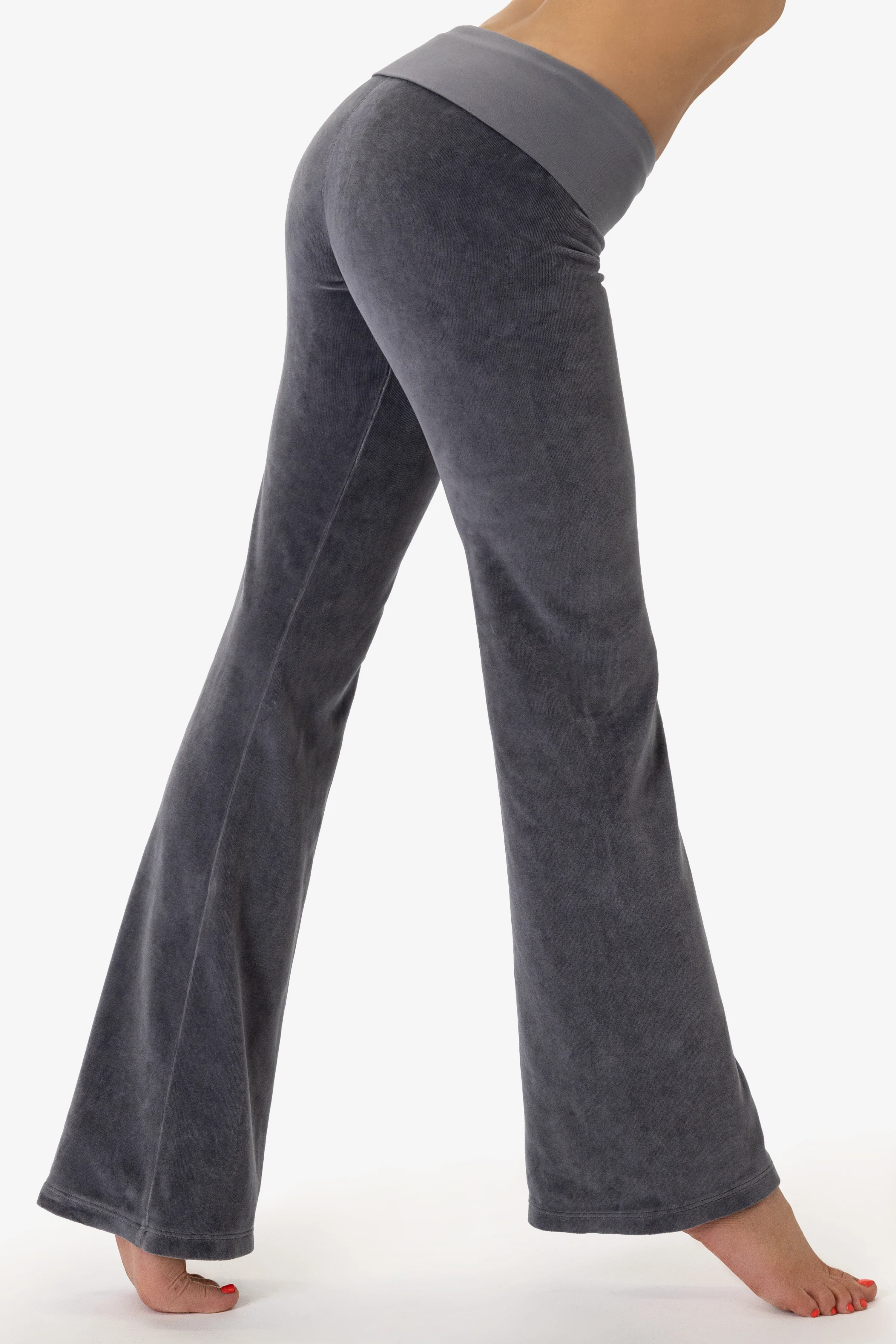 VLR300GD - Velour Garment Dye Yoga Legging - Image 4