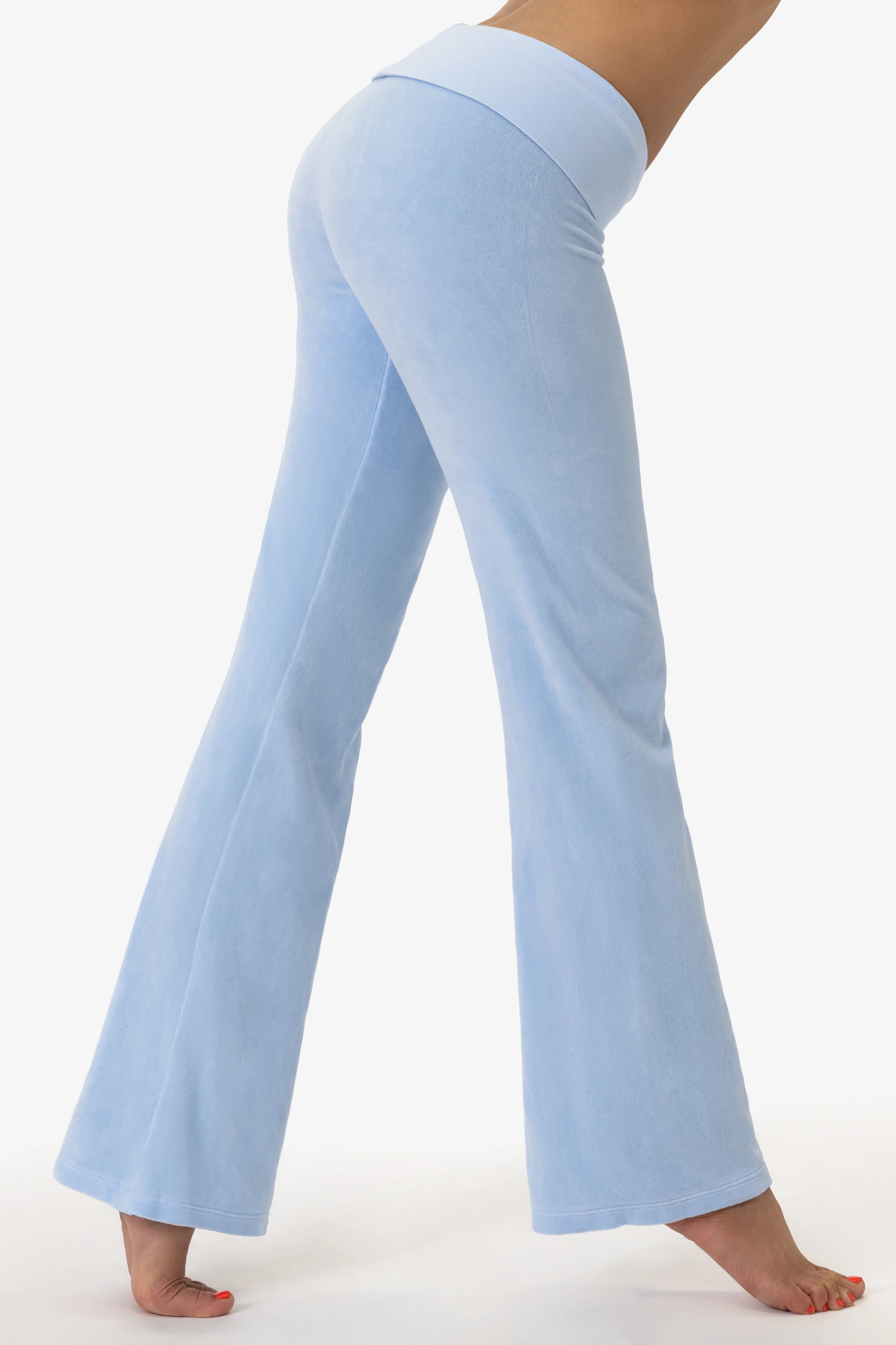 VLR300GD - Velour Garment Dye Yoga Legging - Image 5