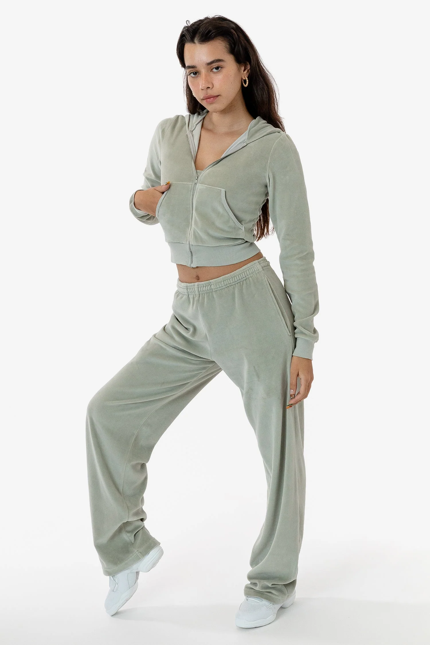 VLR315GD - Garment Dye Velour Lounge Pant - Image 4