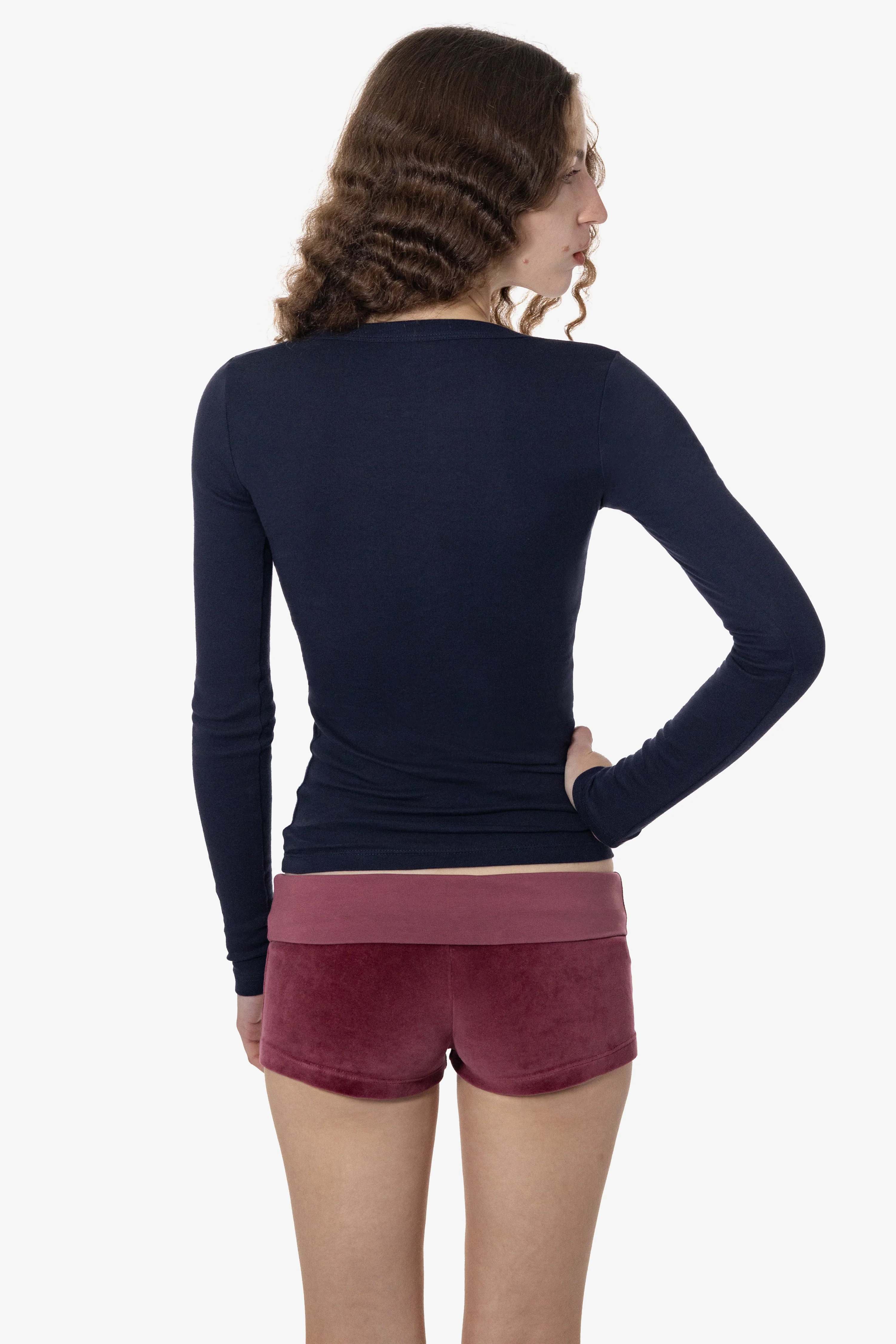 VLR330GD - Velour Low Rise Shorts - Image 4