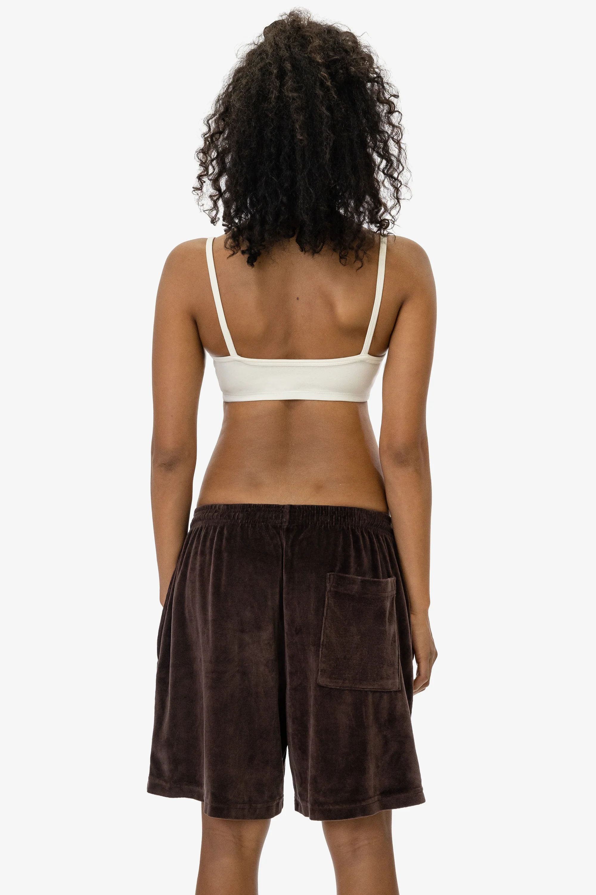 VLR442GD - Garment Dye Velour Mid-Length Wide Short - Image 14