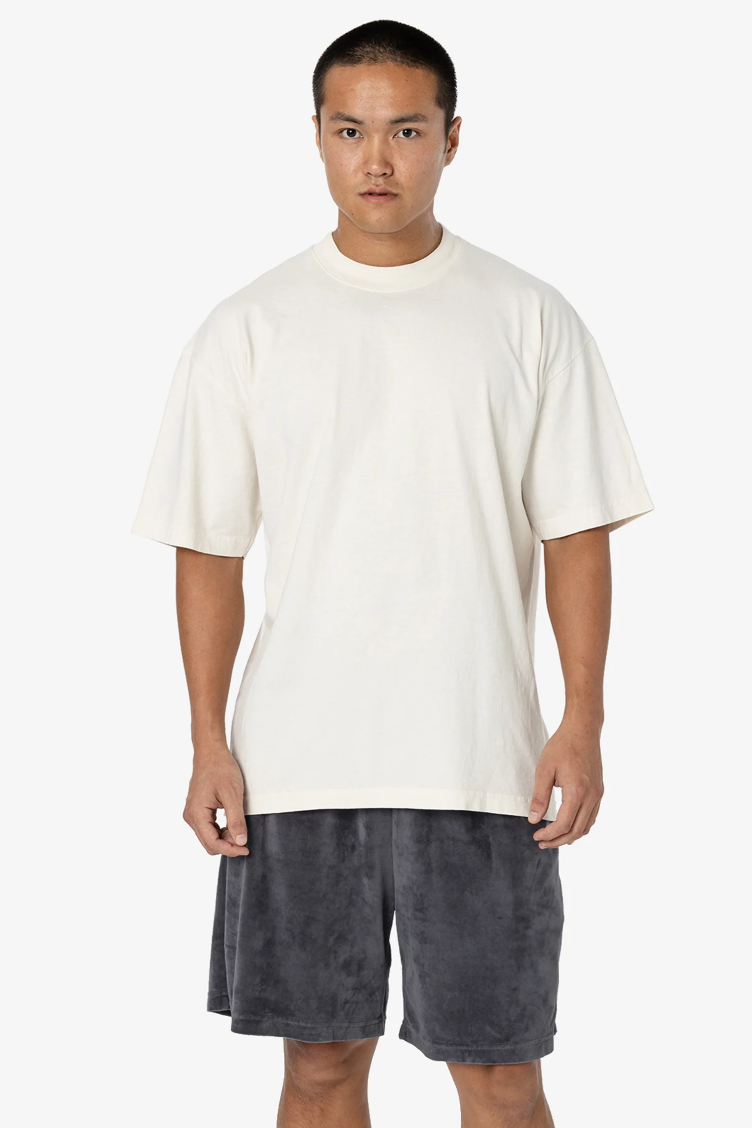 VLR442GD - Garment Dye Velour Mid-Length Wide Short - Image 19