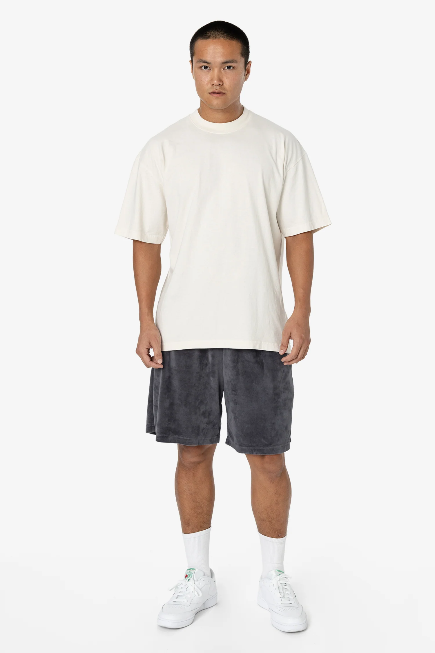 VLR442GD - Garment Dye Velour Mid-Length Wide Short - Image 22