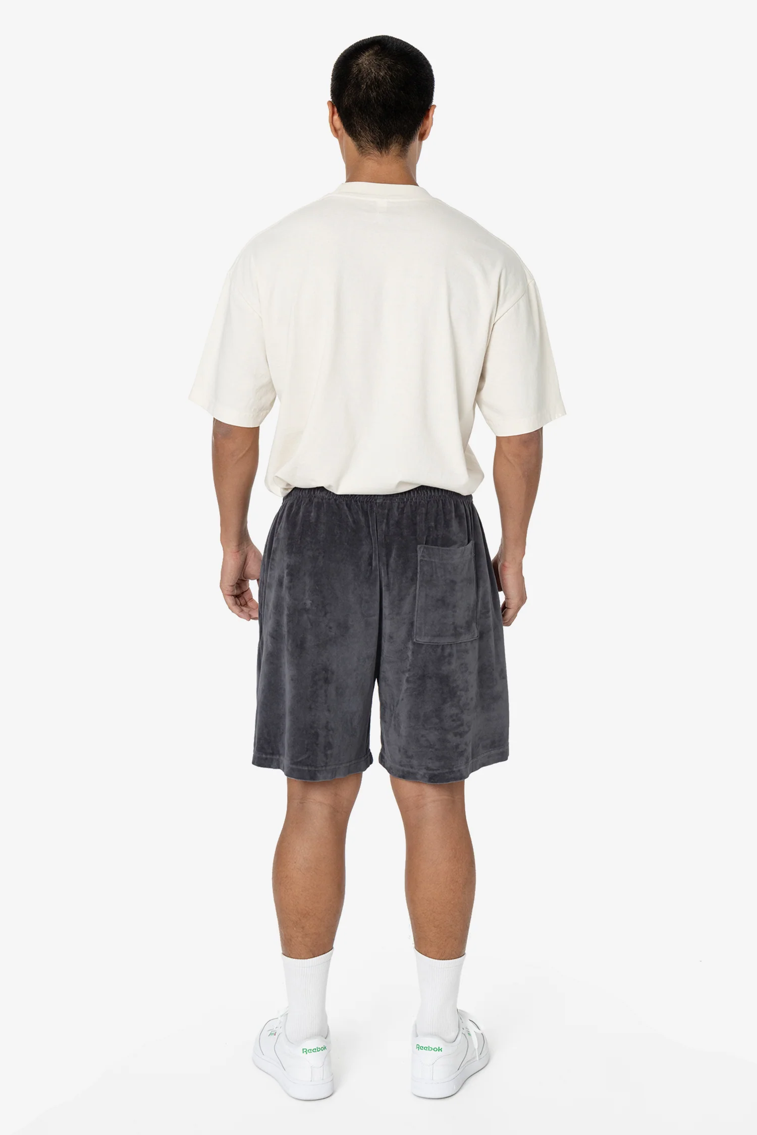 VLR442GD - Garment Dye Velour Mid-Length Wide Short - Image 23