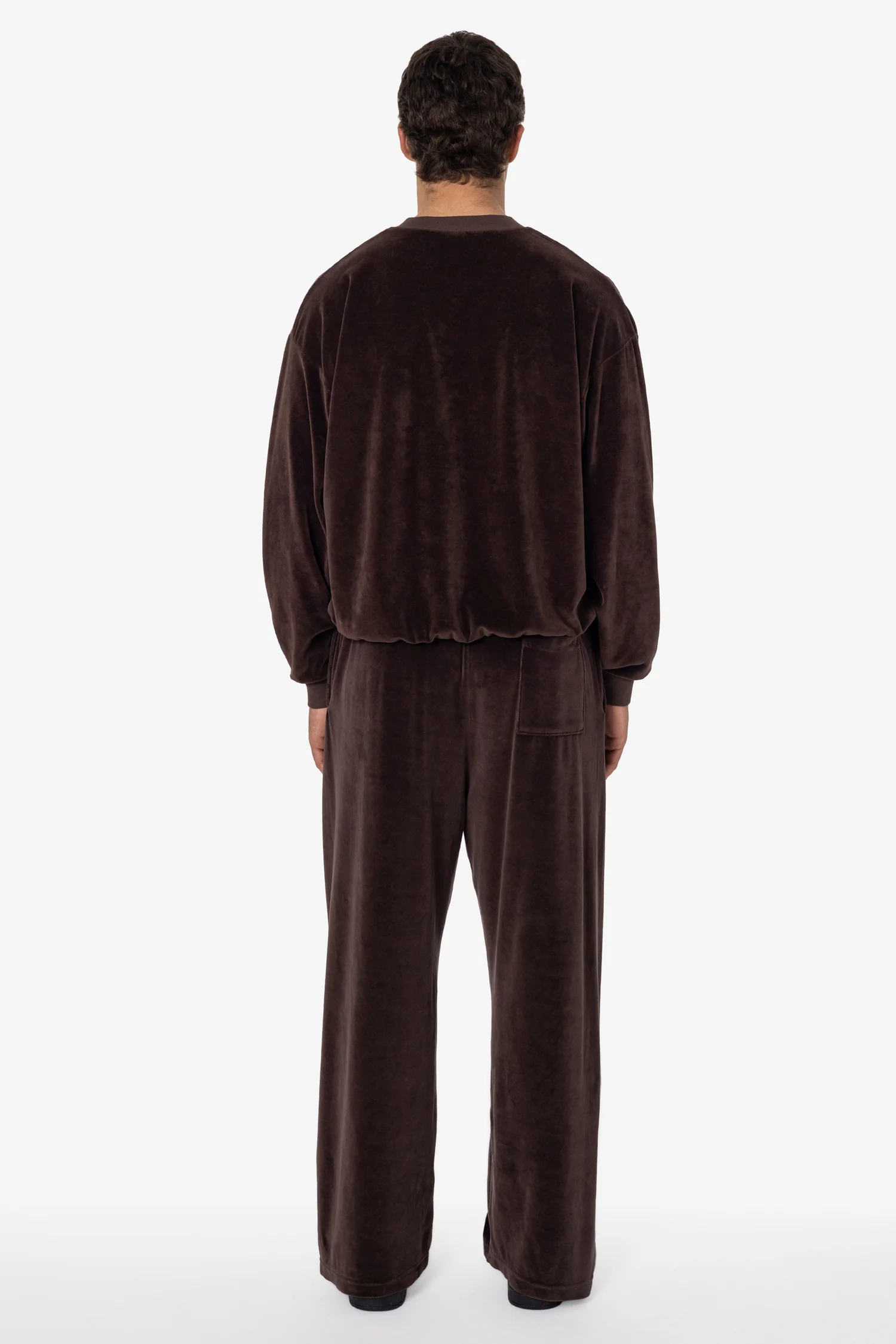 VLR445GD - Garment Dye Velour Open Bottom Sweatpants - Image 14