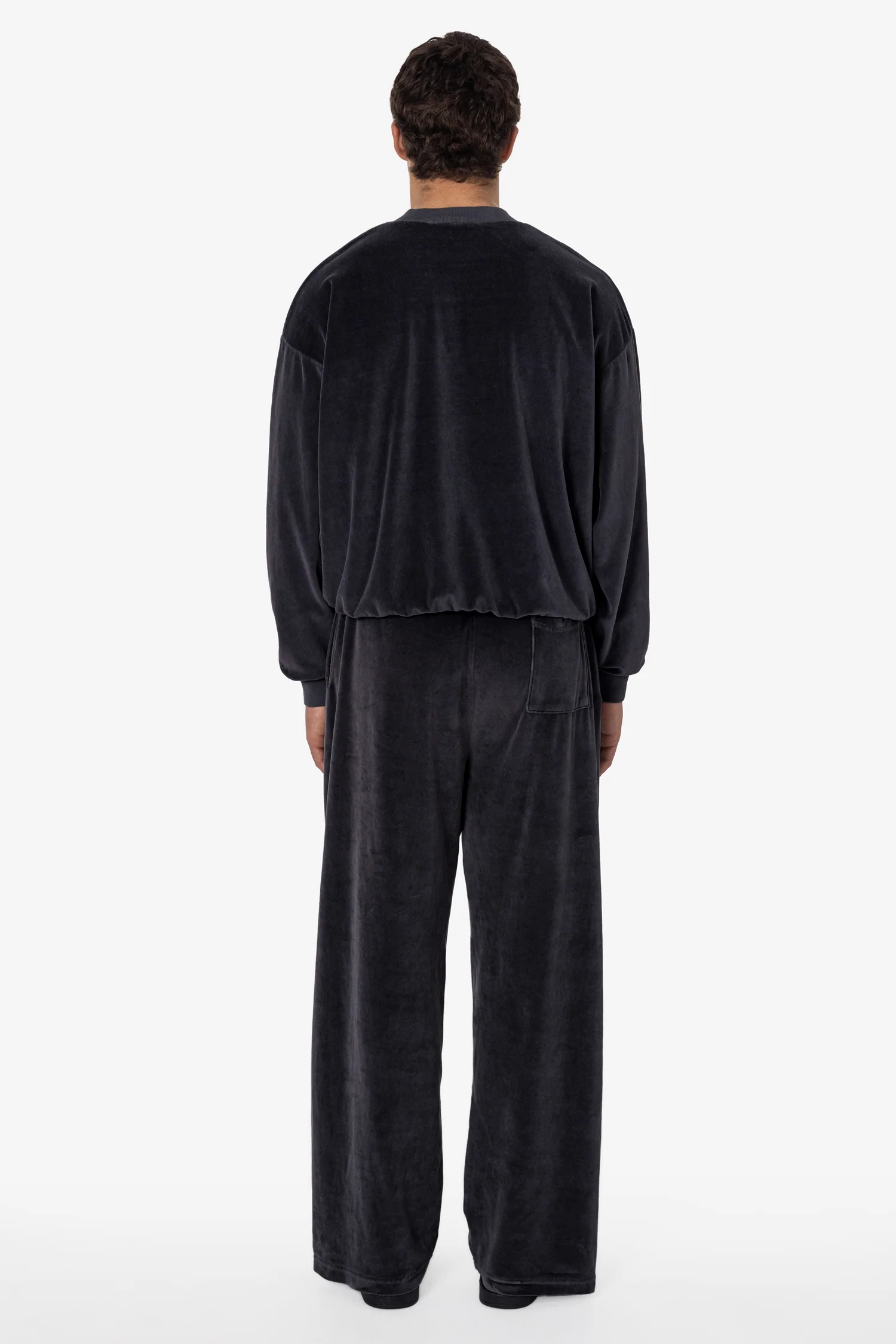 VLR445GD - Garment Dye Velour Open Bottom Sweatpants - Image 16