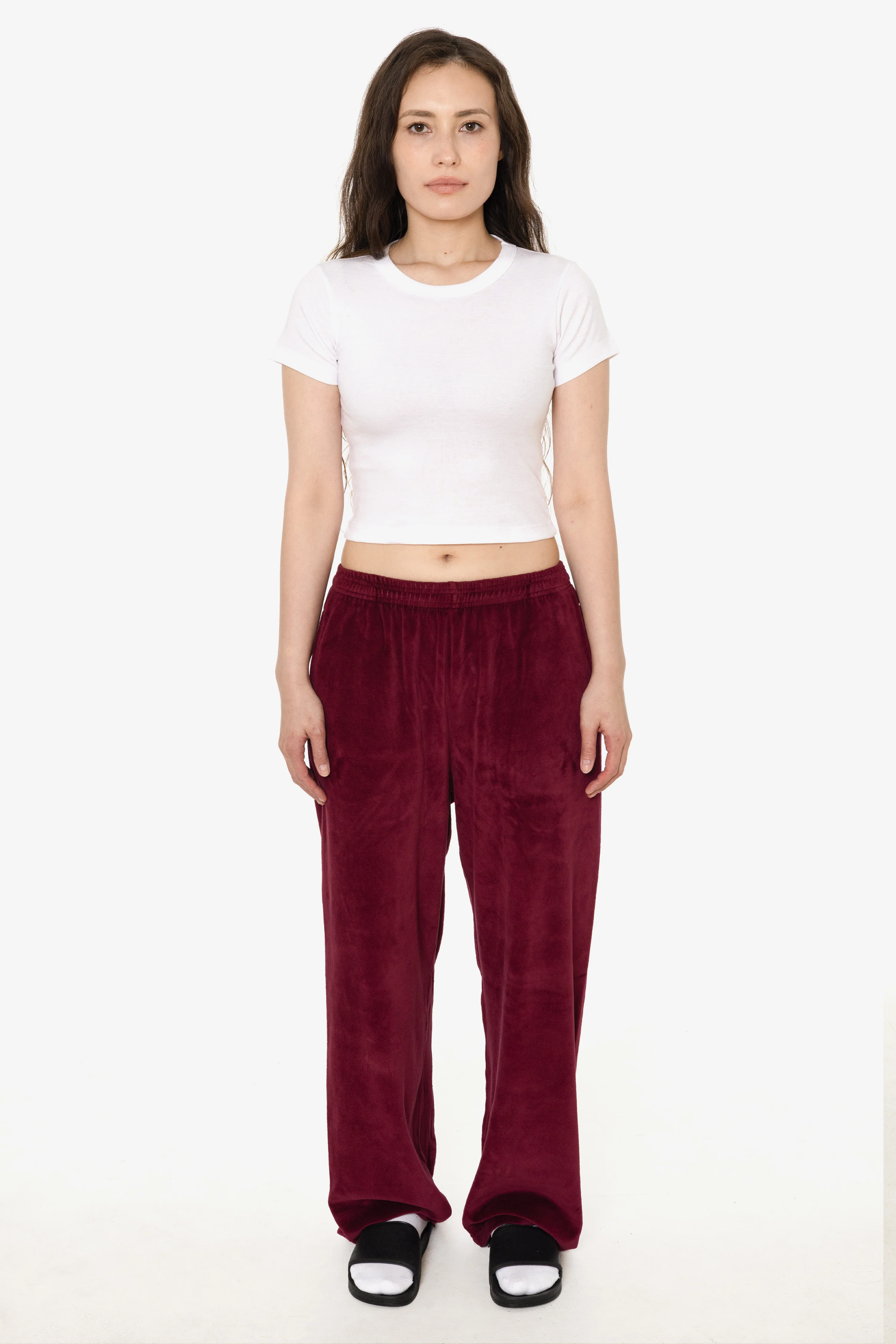 VLR445GD - Garment Dye Velour Open Bottom Sweatpants - Image 32