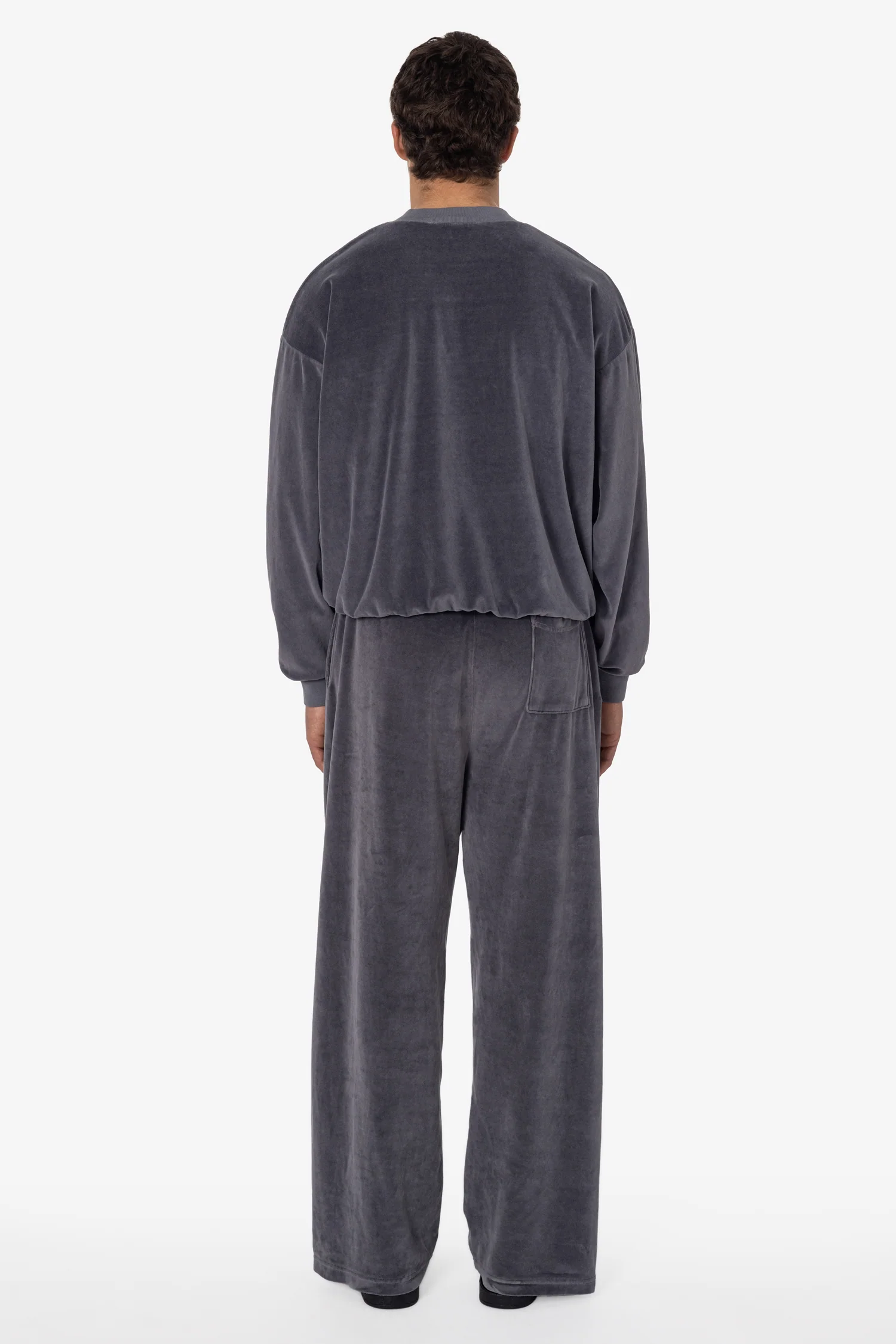 VLR56GD - Garment Dye Velour V-neck Sweatshirt - Image 15