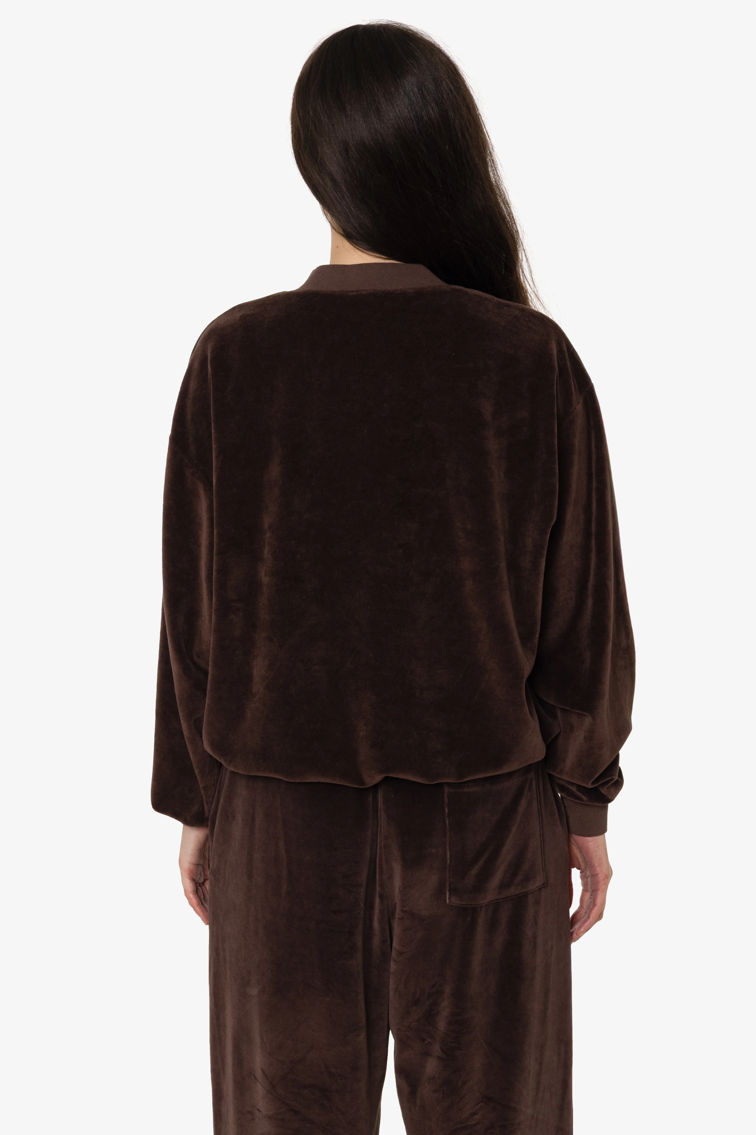 VLR56GD - Garment Dye Velour V-neck Sweatshirt - Image 25