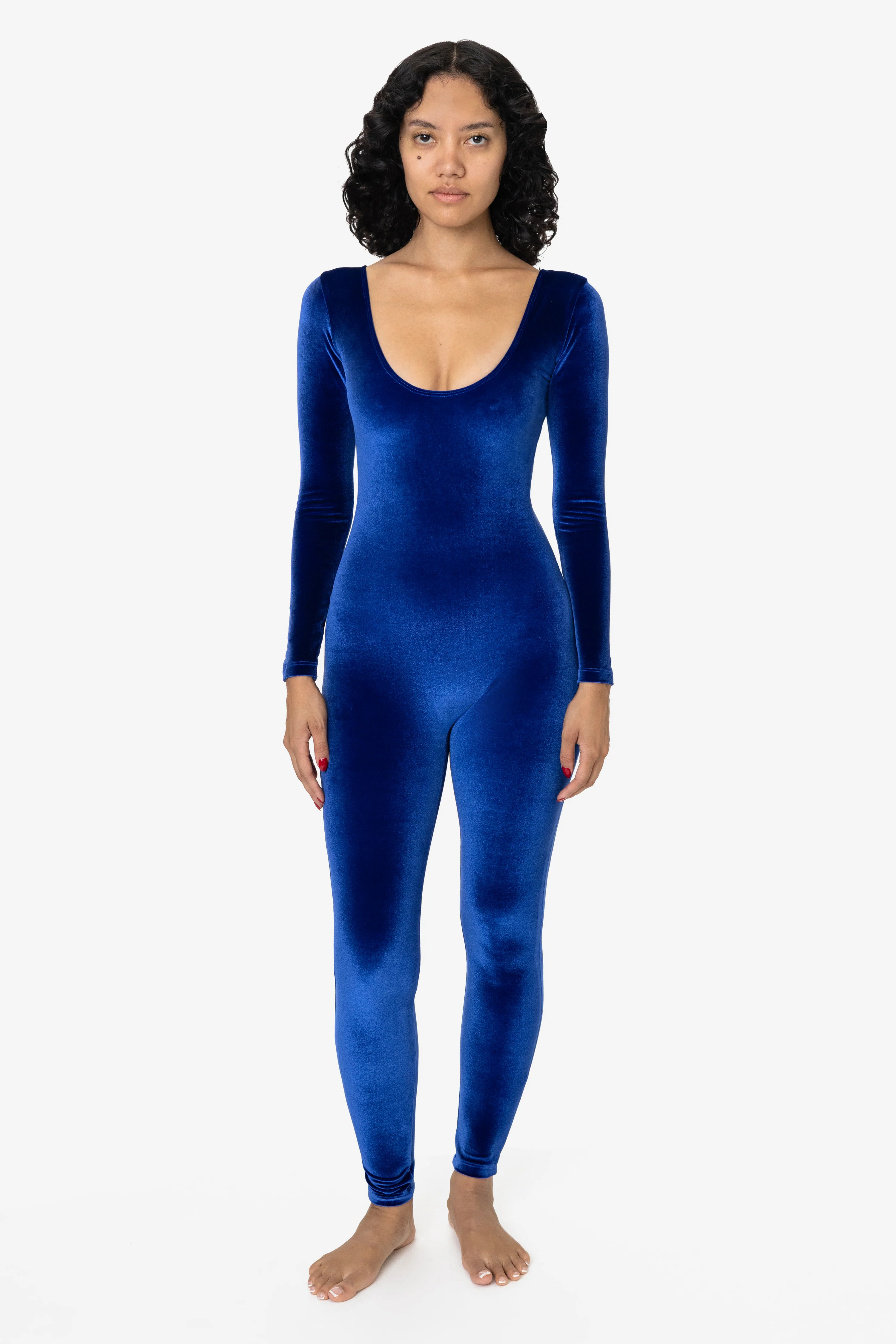 VVT228 - Velvet Long Sleeve Unitard - Image 9