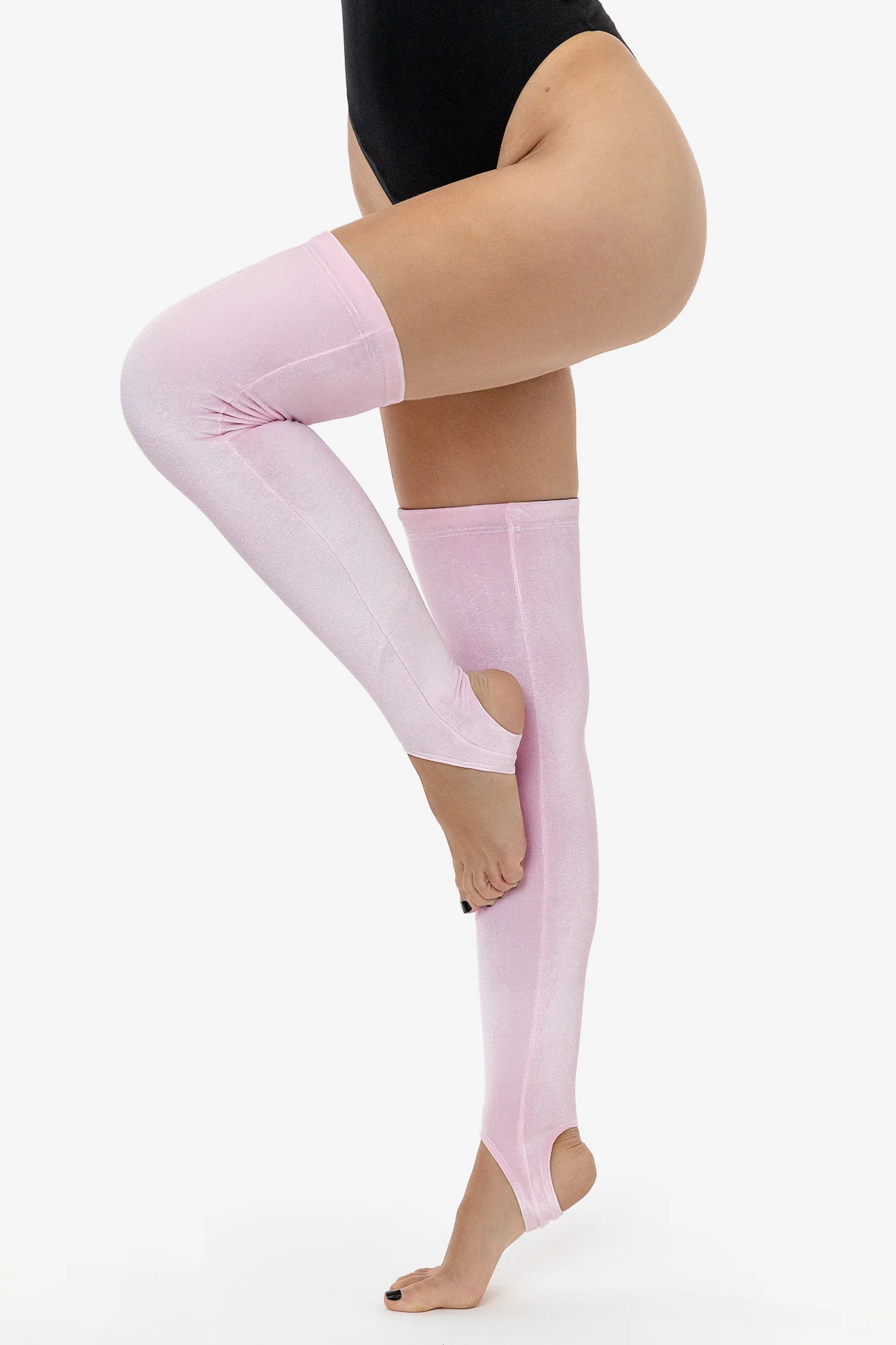 VVT3069 - Velvet Thigh High Stirrup Sock - Image 2