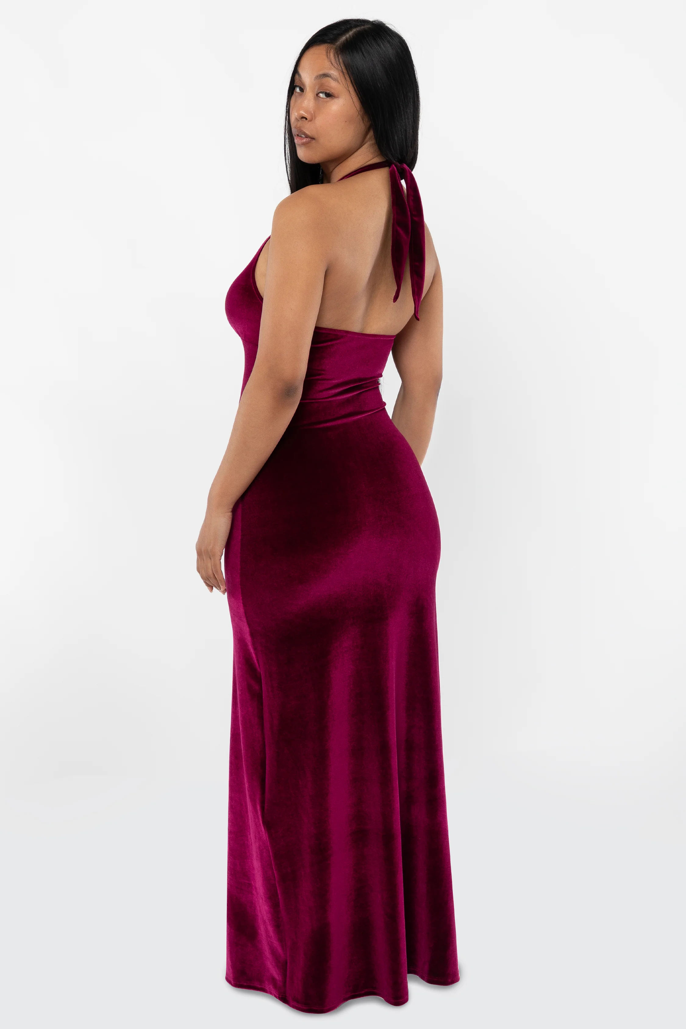 VVT8374 - Velvet Halter Maxi Dress - Image 16