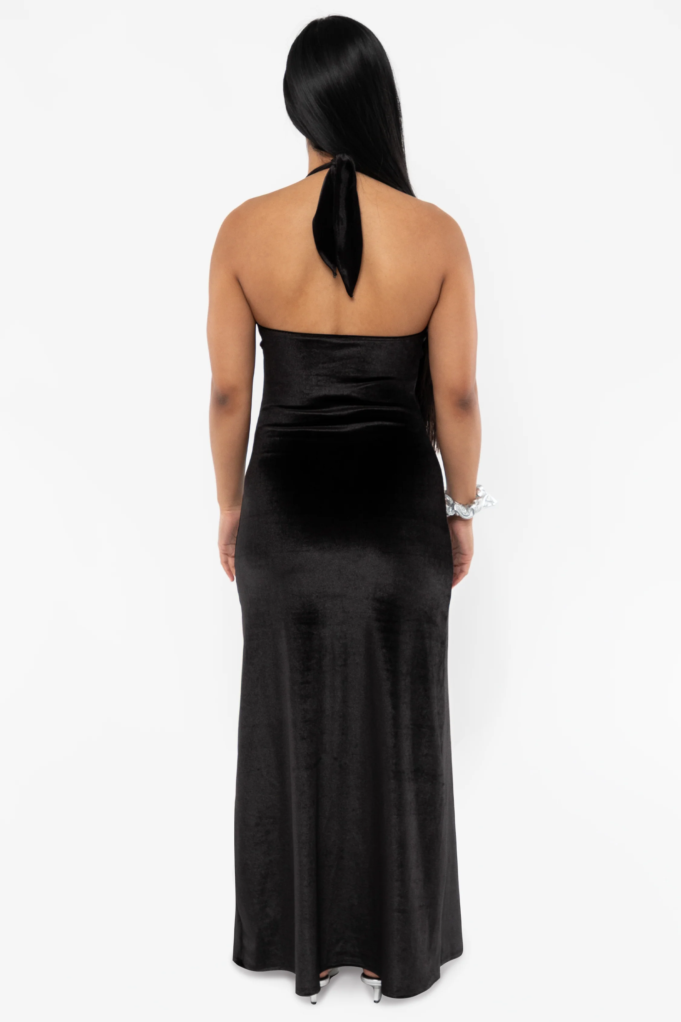 VVT8374 - Velvet Halter Maxi Dress - Image 18